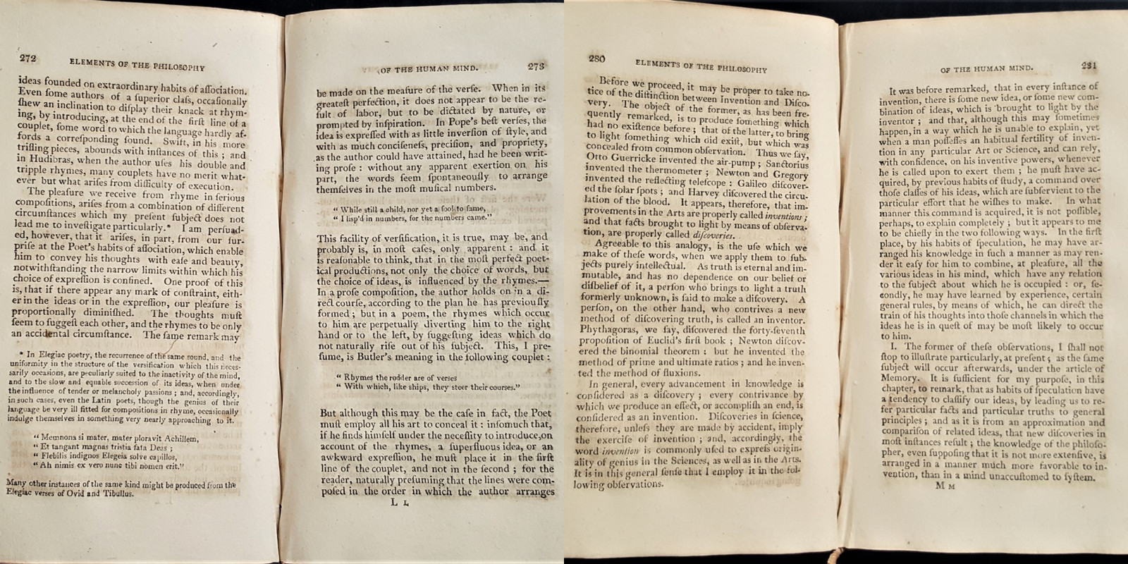 1813 antique PHILOSOPHY HUMAN MIND stewart moral memory imagination perception