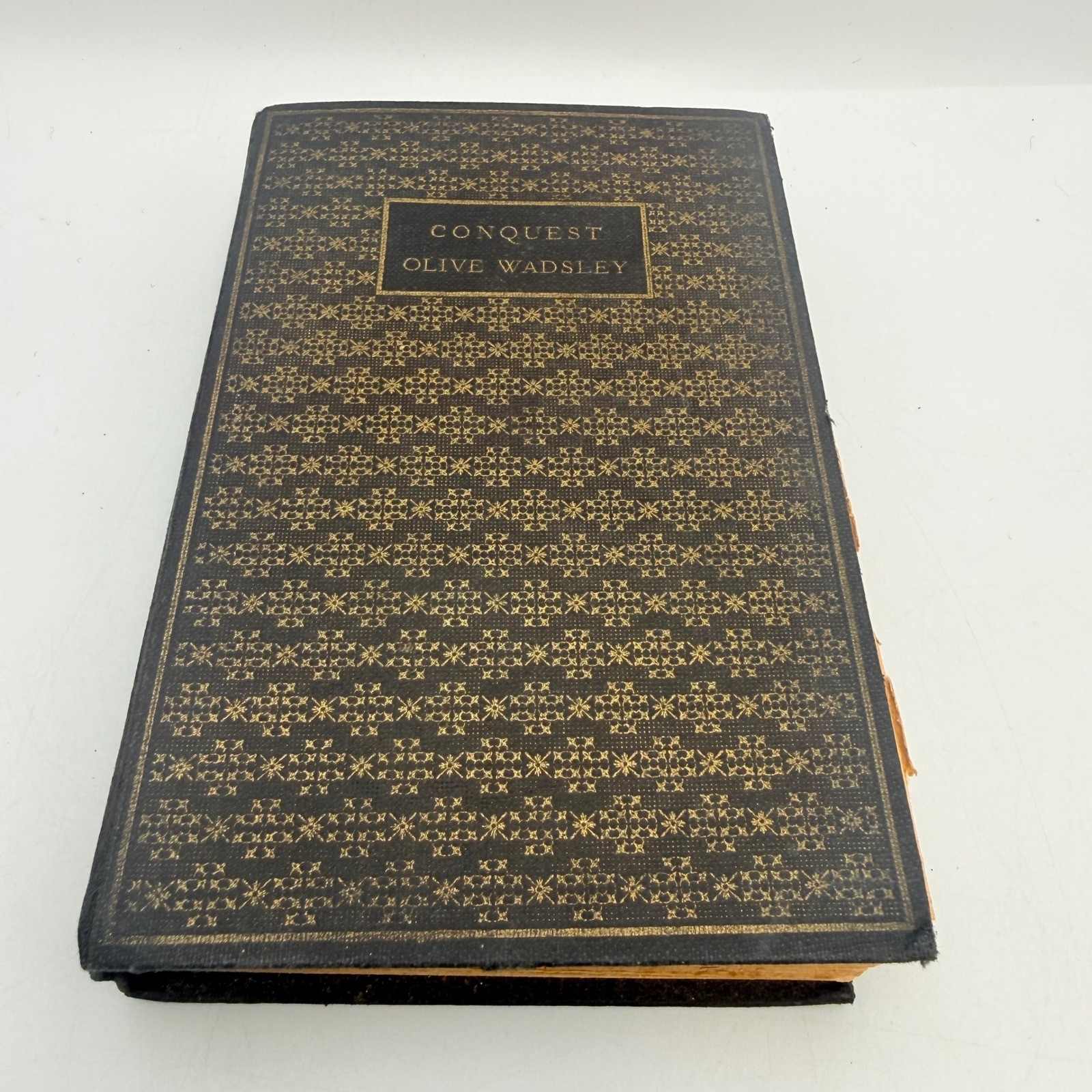 Conquest Olive Wadsley 1931 Cassell Vintage Hardcover Decorative Cloth Binding