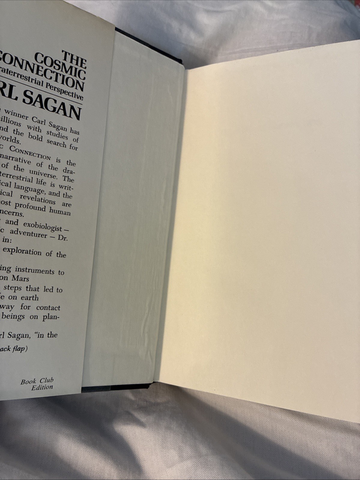 The Cosmic Connection An Extraterrestrial Perspective – Carl Sagan HCDJ 1973 BCE