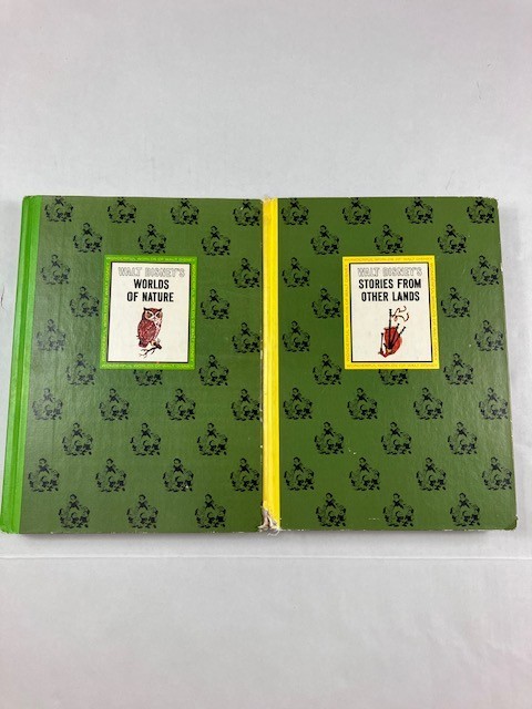 Walt Disney’s Worlds Of Nature 1965 HB set/2 Golden Press Vintage Illustrated