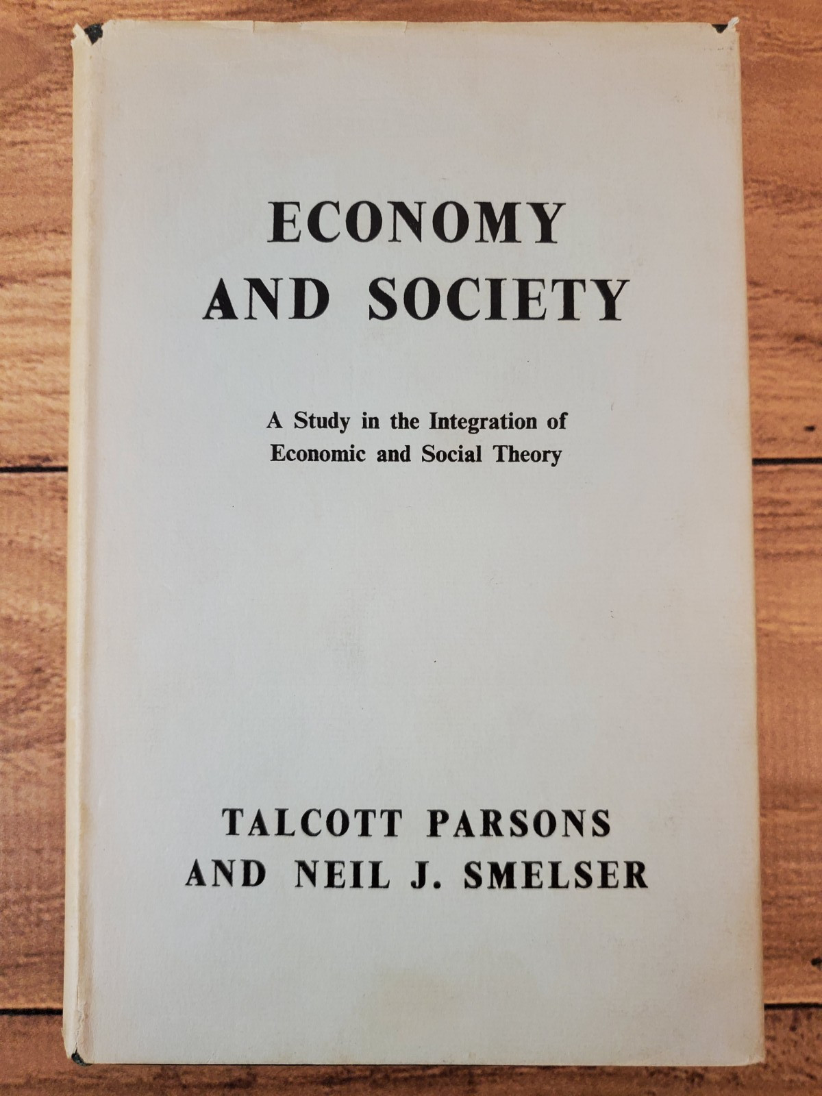 Economy and Society 1956 1st Edition HC Talcott Parsons Neil Smelser Sociology