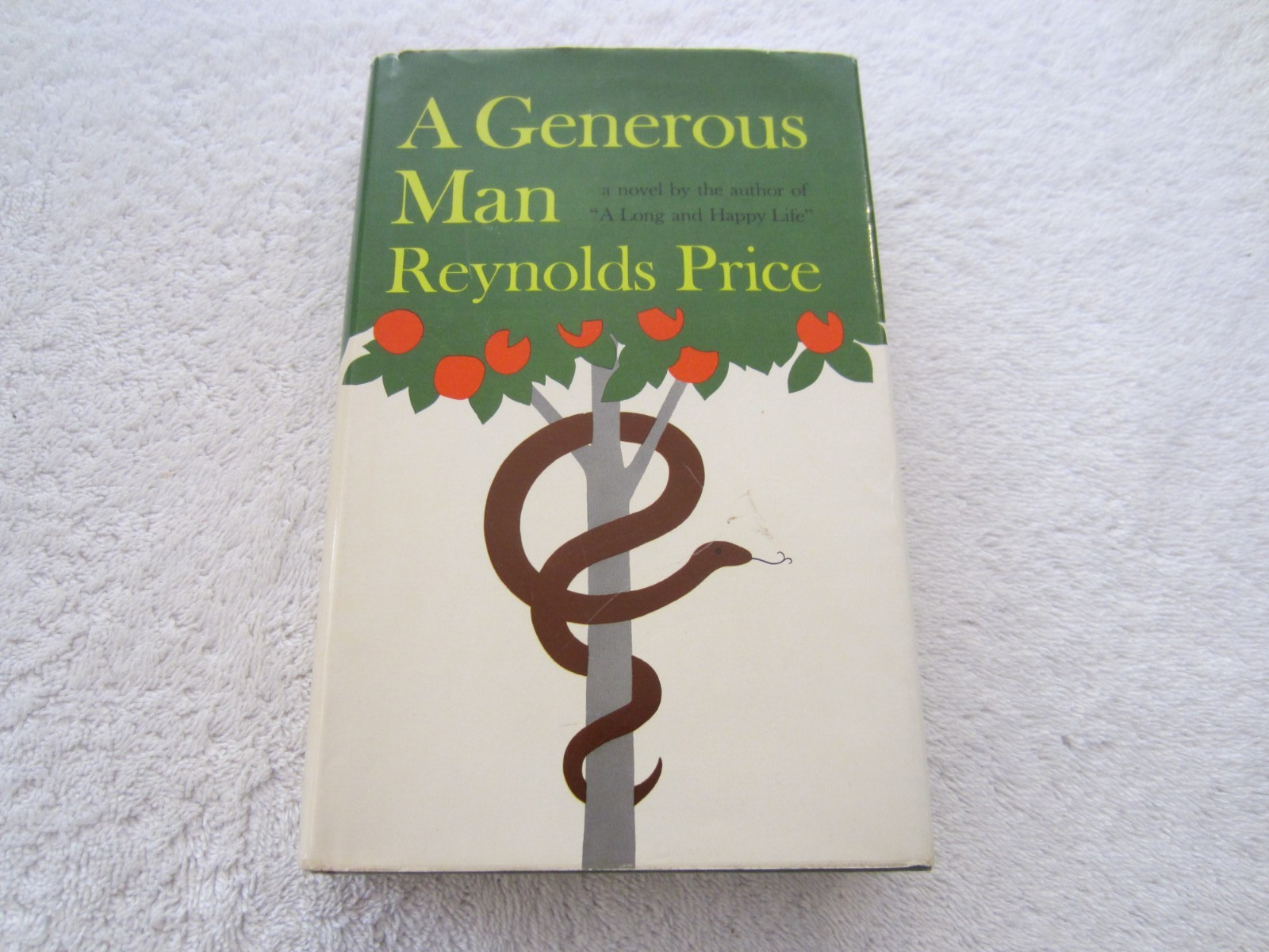 1966 A GENEROUS MAN – Reynolds Price – First Edition – HBDJ