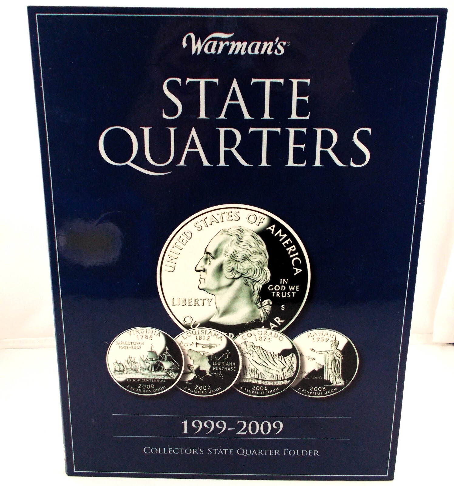 Warman’s STATE QUARTER 1999-2009 Collector’s State Quarter Folder book 60 coins