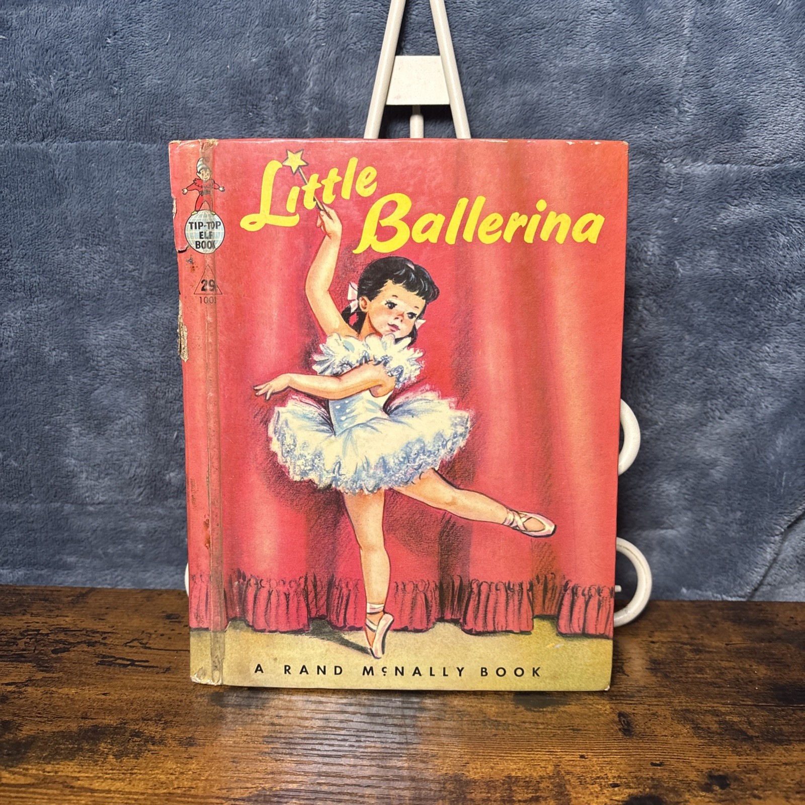 LITTLE BALLERINA Rand McNally ELF Book Vintage 1958 HARDCOVER By DOROTHY GRIDER