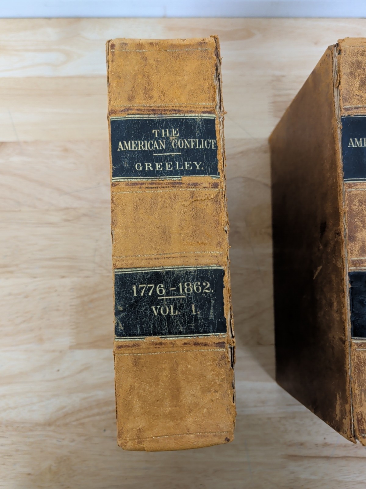 1864 Horace Greeley The American Conflict Civil War 2 Vol Set 1st Ed – ROUGH
