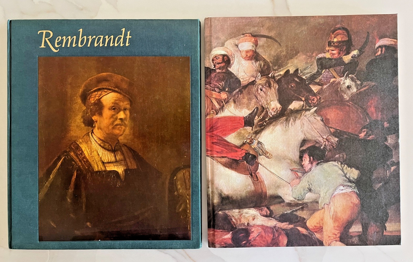 Great Art of the Ages 2 Lot Rembrandt Goya Koehler Wight Hardback Very good