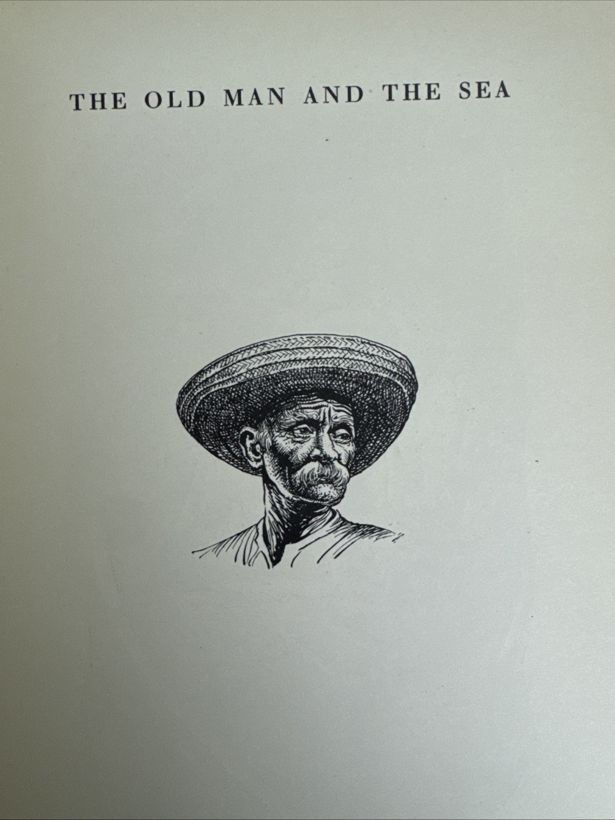 THE OLD MAN AND THE SEA BY ERNEST HEMINGWAY 1953 HC/DJ ~ NF COND
