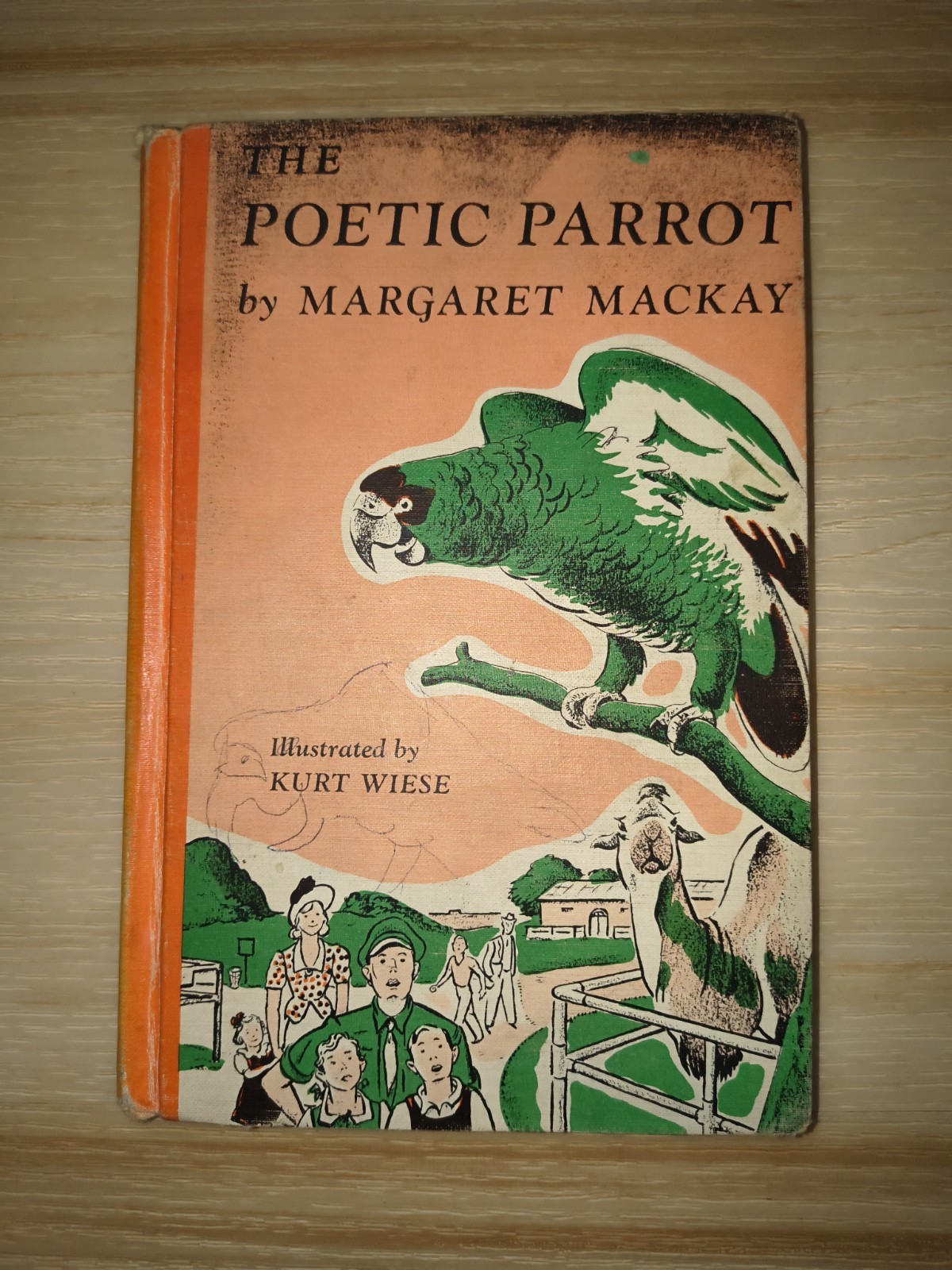 Margaret Mackay The Poetic Parrot 1st Edition 1951 Hardcover Kurt Wiese