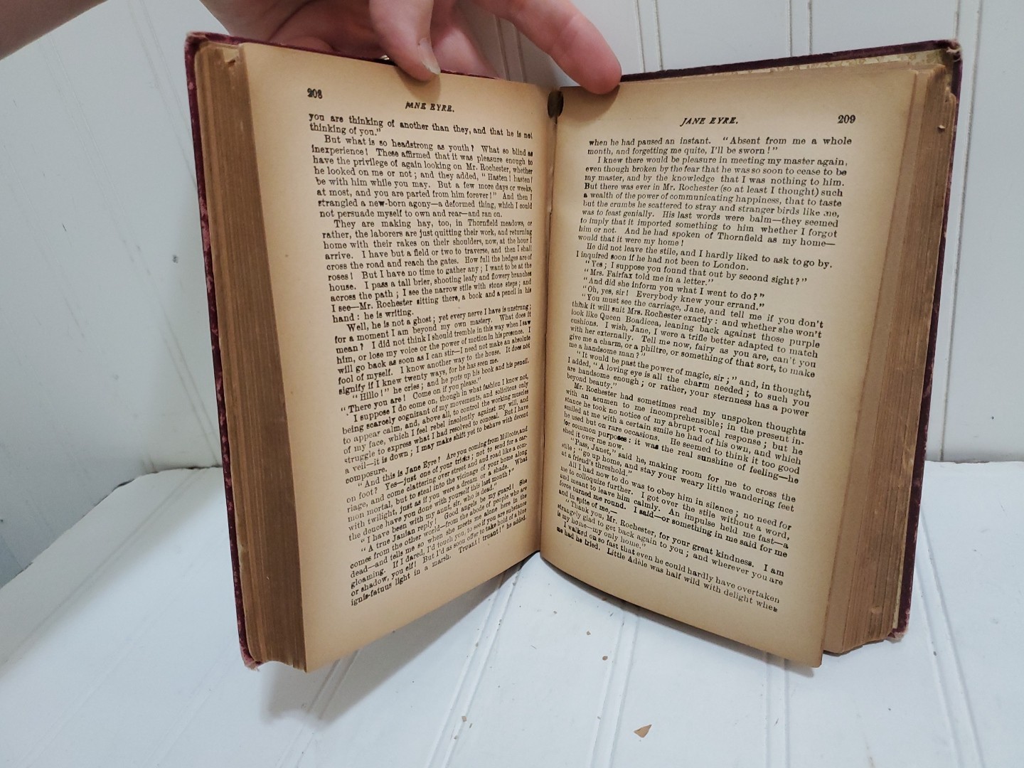 1880’s JANE EYRE by Charlotte Bronte Caxton Edition Belford Clarke Donohue Henne
