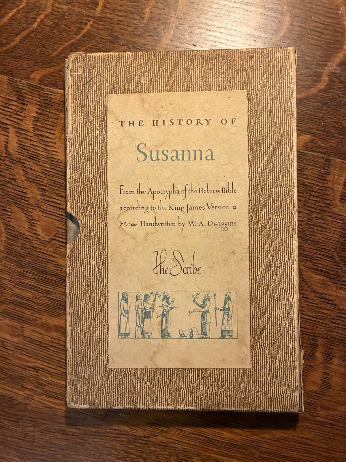 W.A. Dwiggins The History of Susanna Illustrated Hardcover Archway Press 1947