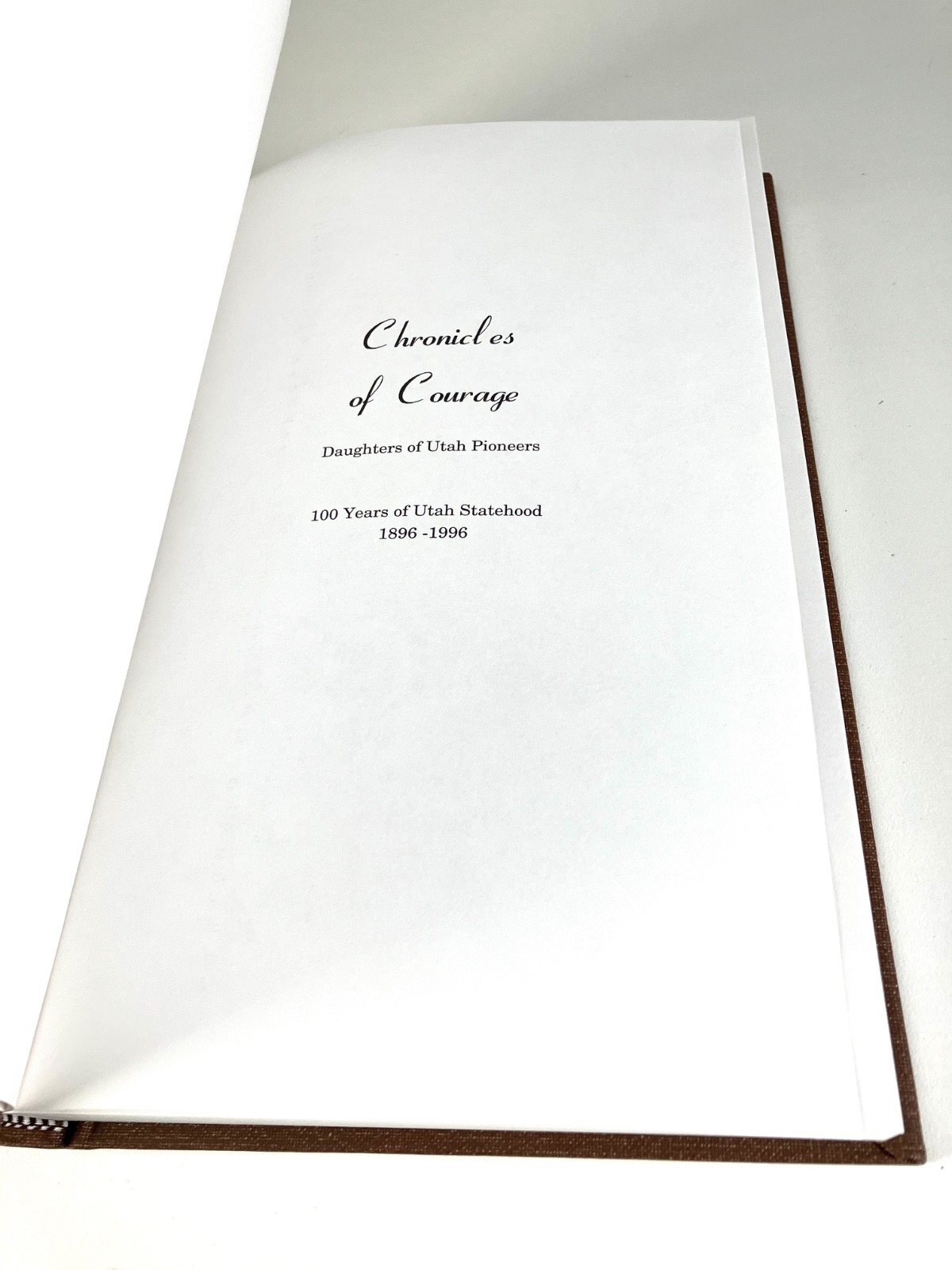 Chronicles of Courage Daughters Of Utah Pioneers Vol 7 Women in Constitution