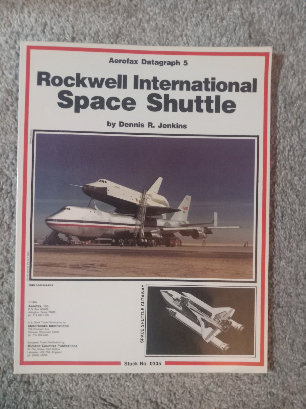 rockwell international space shuttle dennis r jenkins 1989 aerofax datagraph 5