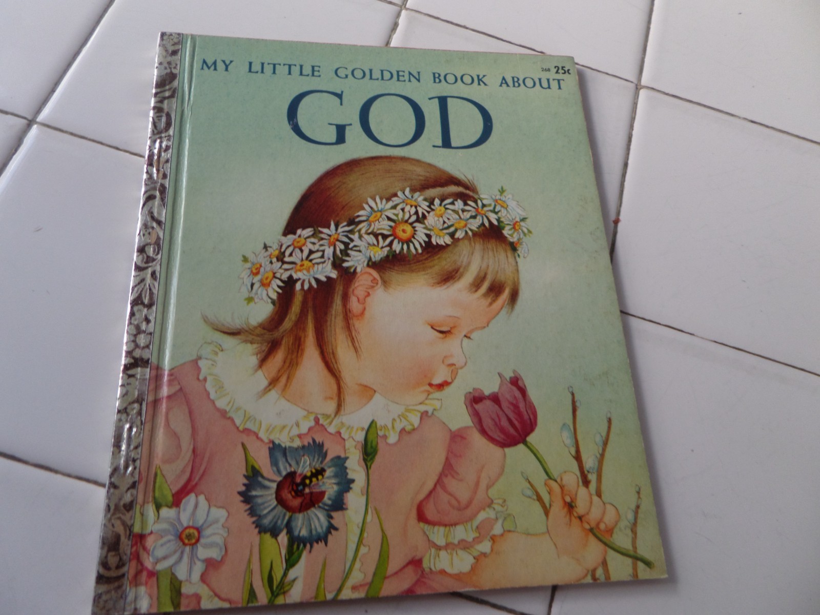My Little Golden Book About God, VINTAGE Religious,1956(A ED/Eloise Wilkin)
