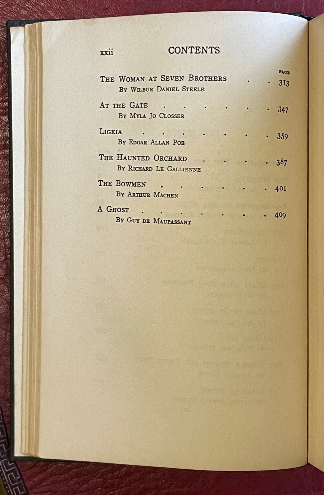 FAMOUS MODERN GHOST STORIES – Scarborough, 1st 1921 – GOTHIC HORROR STORIES