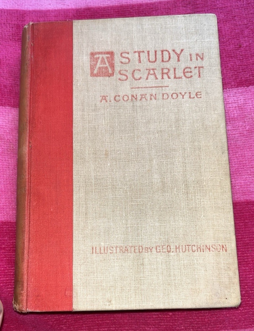 A Study in Scarlet 1901 First Collect Edition Arthur Conan Doyle See Description