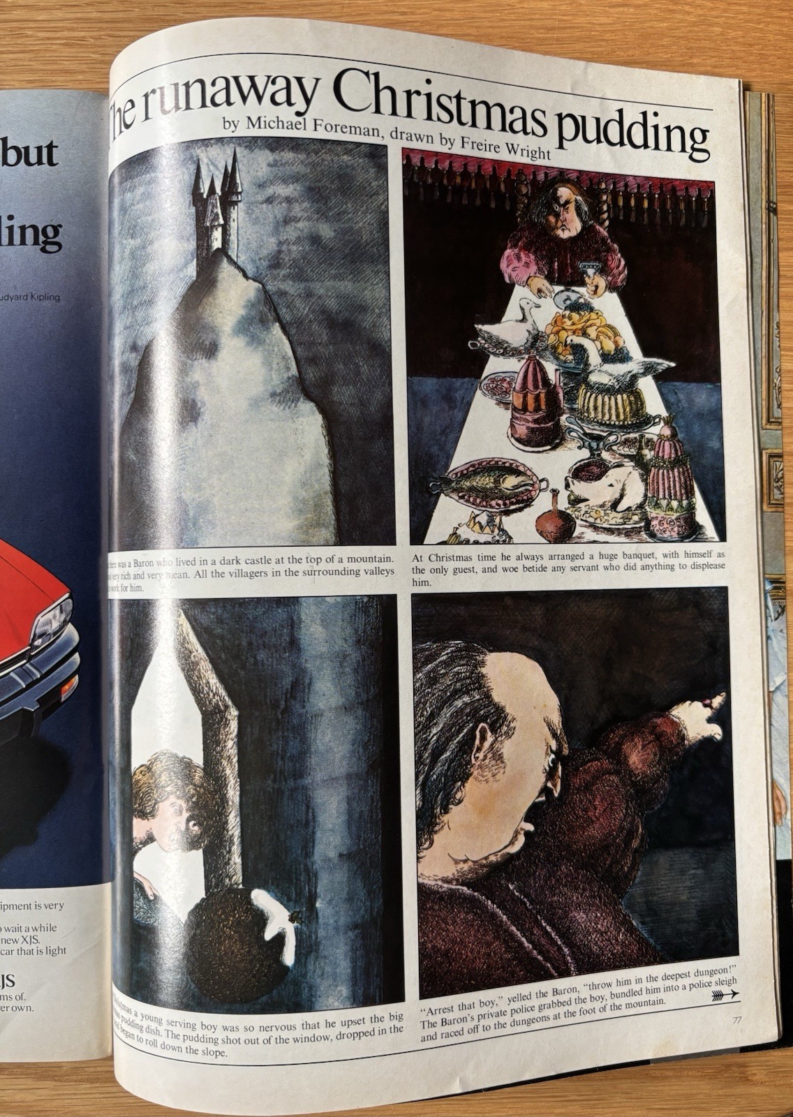 CHRISTMAS ILLUSTRATED LONDON NEWS MAGAZINE 1975 Kew Pantomime Jigsaws LAURIE LEE