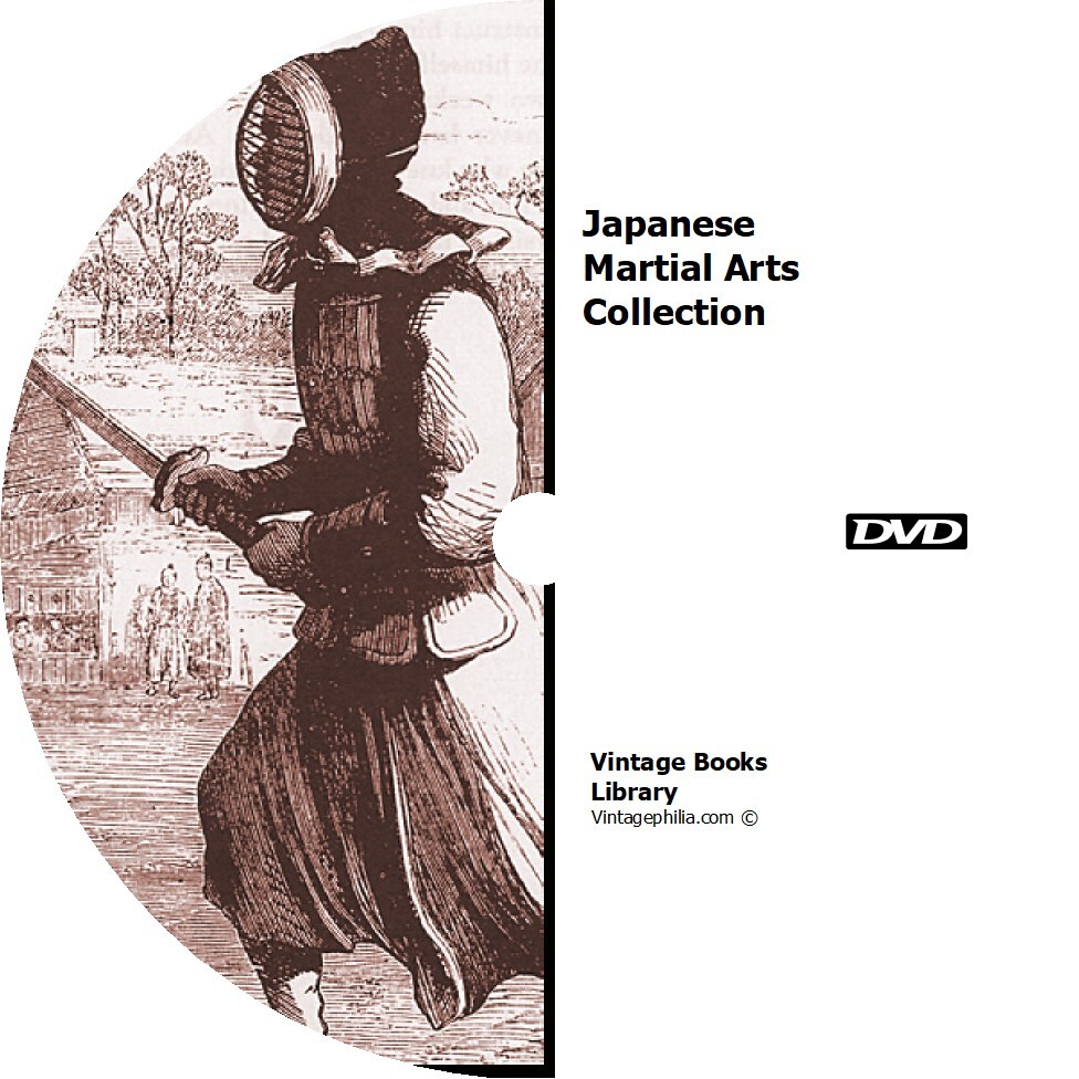 ANCIENT JAPANESE JAPAN MARTIAL ARTS * 20 BOOKS on DVD LIBRARY SAMURAI JIU JITSU