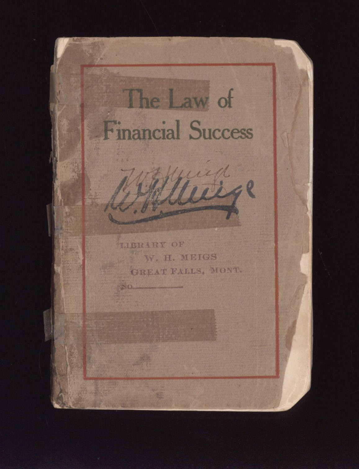 Beals, Edward E.: The Law of Financial Success Paperback 1st/5th