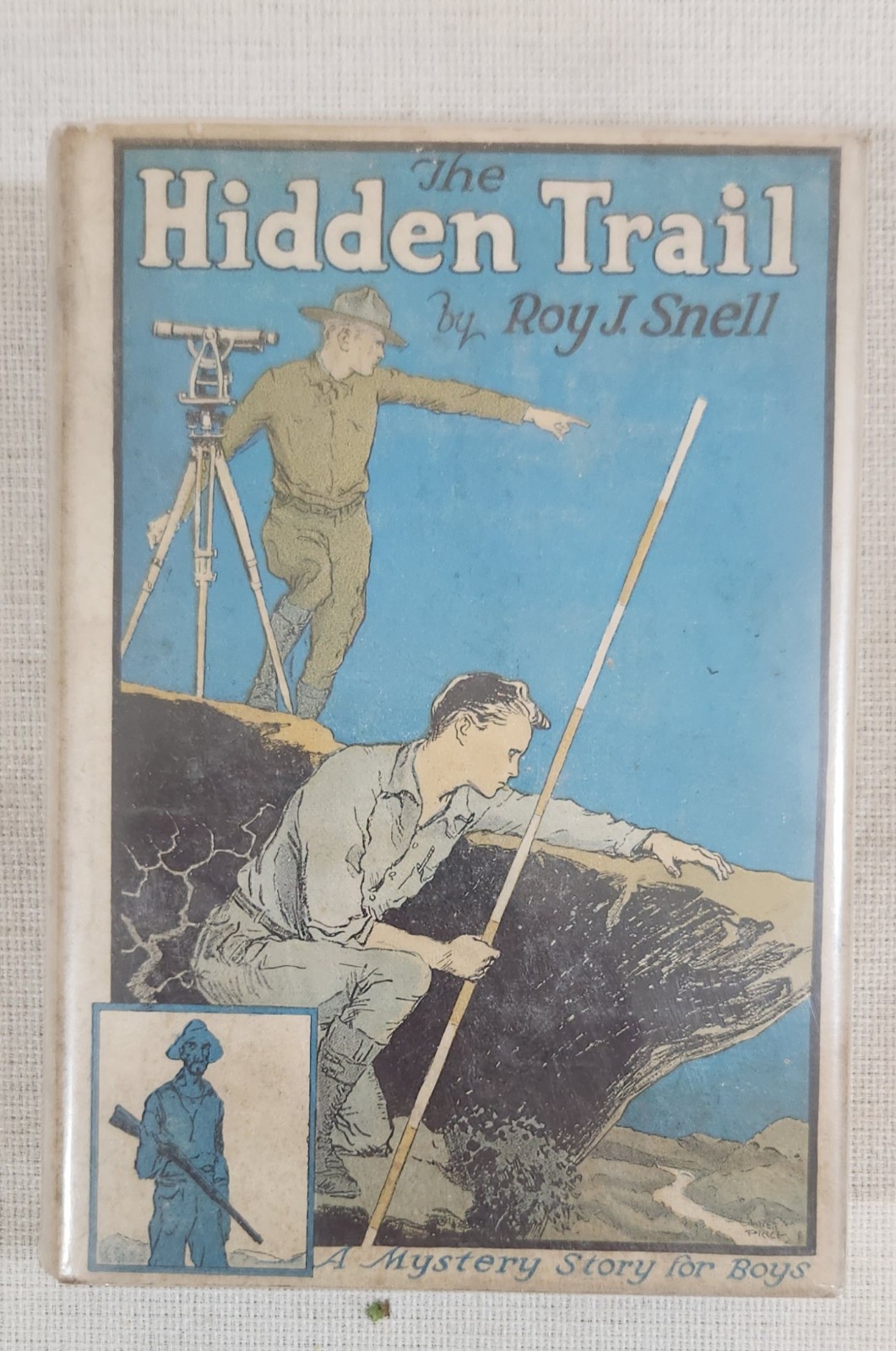 Vintage HB Book The Hidden Trail by Roy Snell Youth Fiction 1924 Western