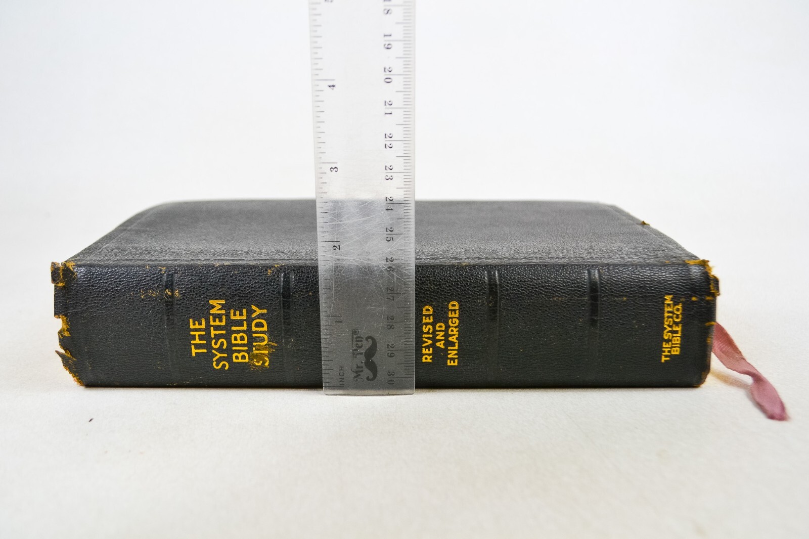 1933 System Bible Study Revised and Enlarged Genuine Leather Reference