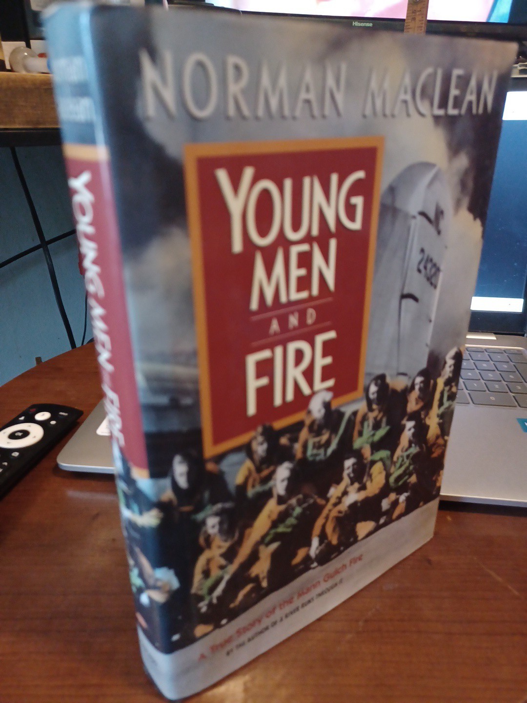 YOUNG MEN AND FIRE Norman Maclean 1992 FIRST Edition/Printing HC Mann Gulch Fire