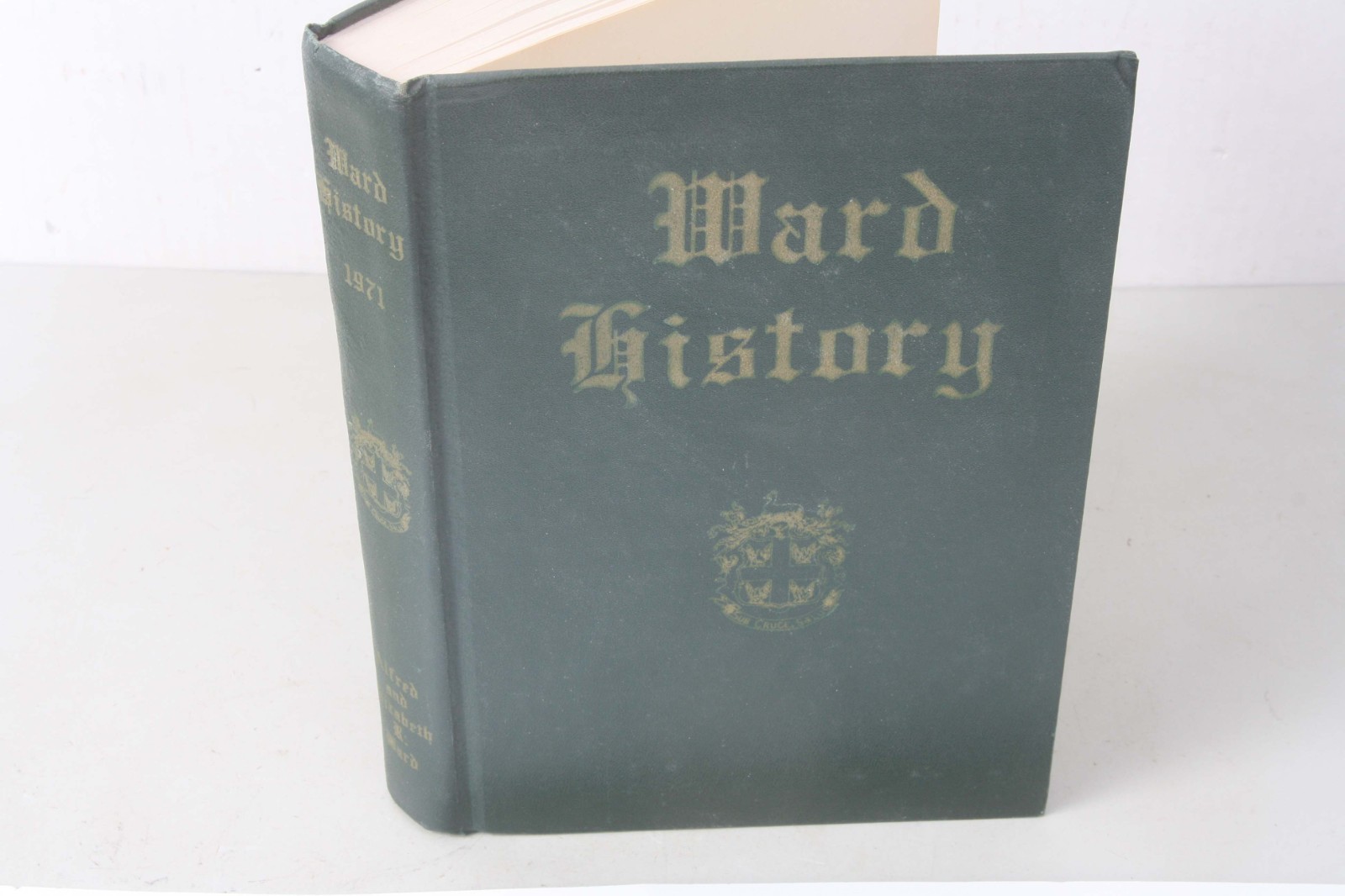 History of Alfred & Elizabeth Robinson Ward 1971 Genealogy Book Family Tree NC
