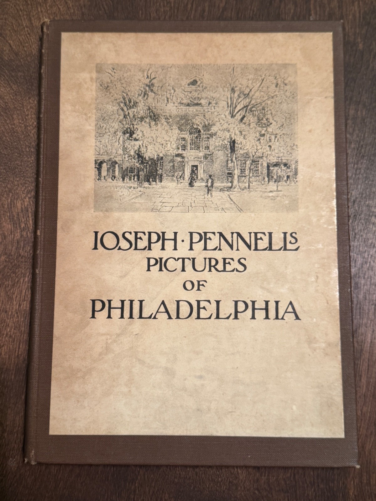 Joseph Pennell’s Pictures of Philadelphia 1926 Hardcover 64 Lithographs