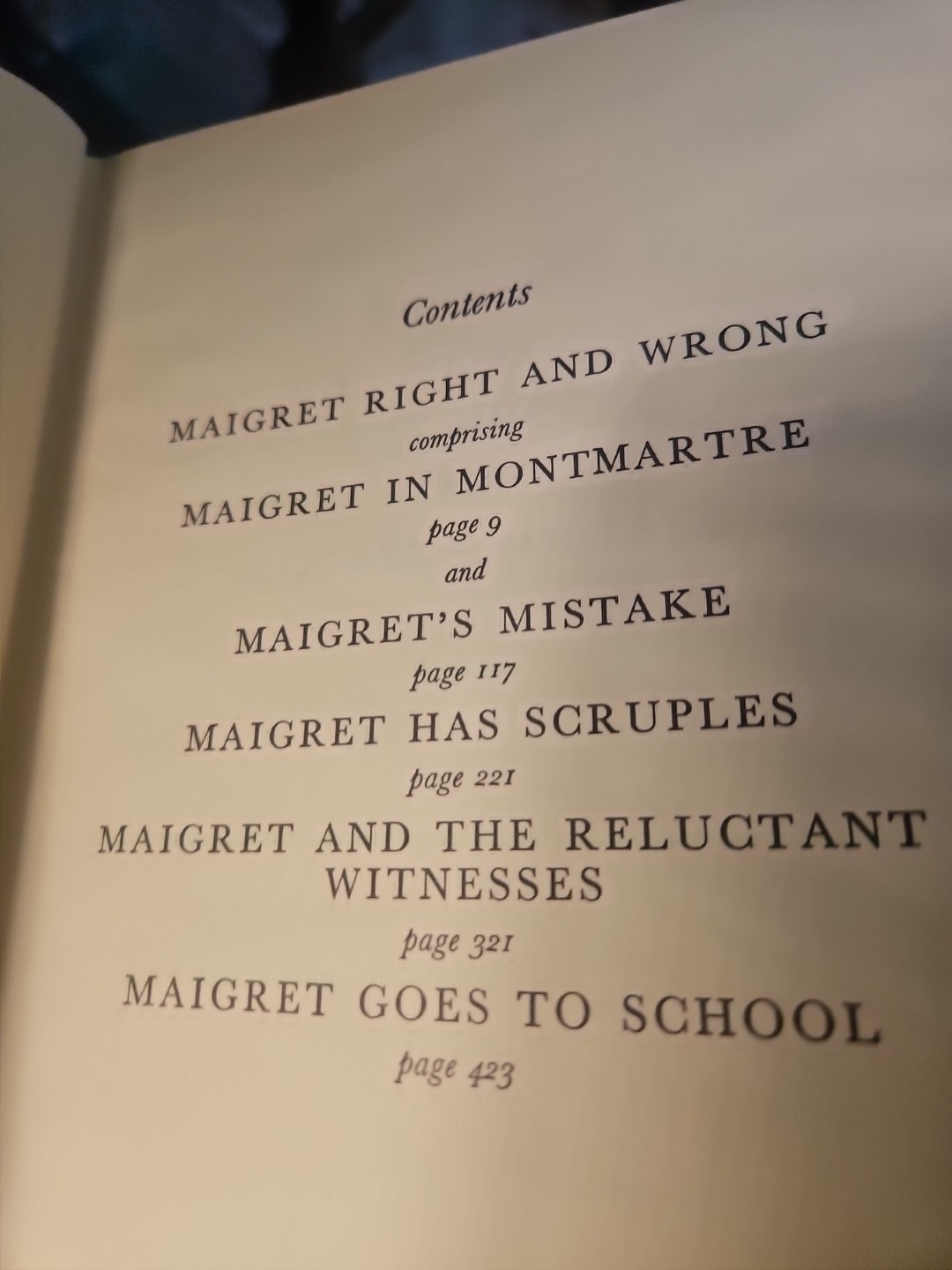 Five Times Maigret by Georges Simenon 1st Amercan Edition 5 Novels HC DJ VG N2