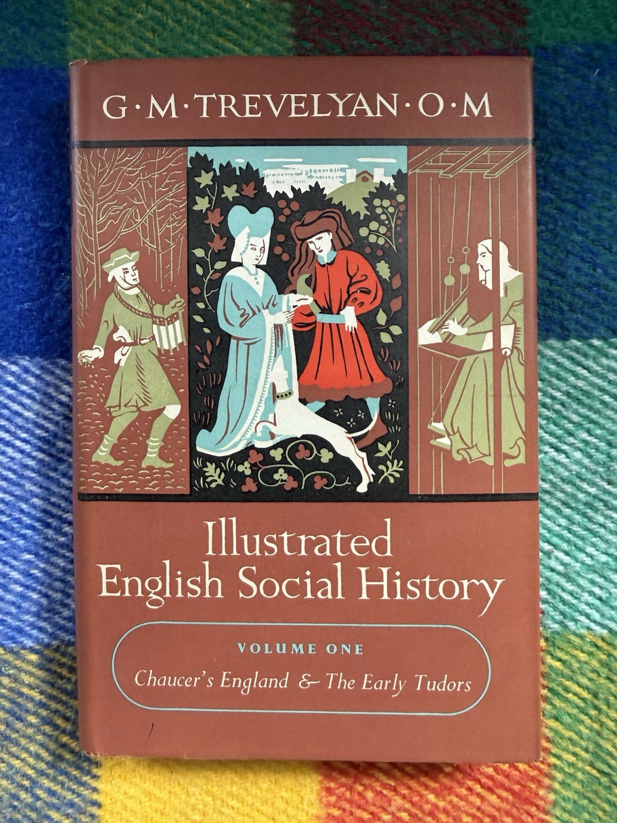 Illustrated English Social History Vol 1 G.M. Trevelyan HB DJ 1954 VGC