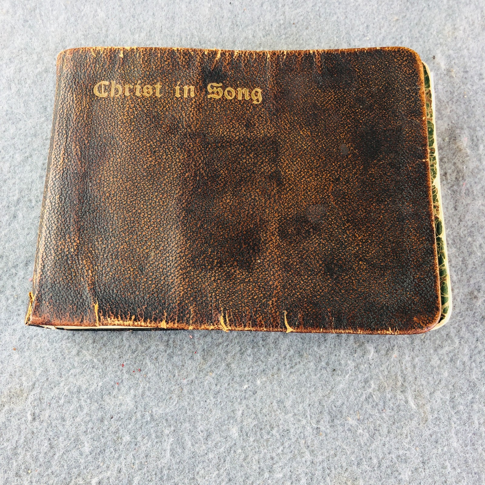 1908 SDA Hymnal Christ in Song Review & Herald (Revised and Enlarged) Leather