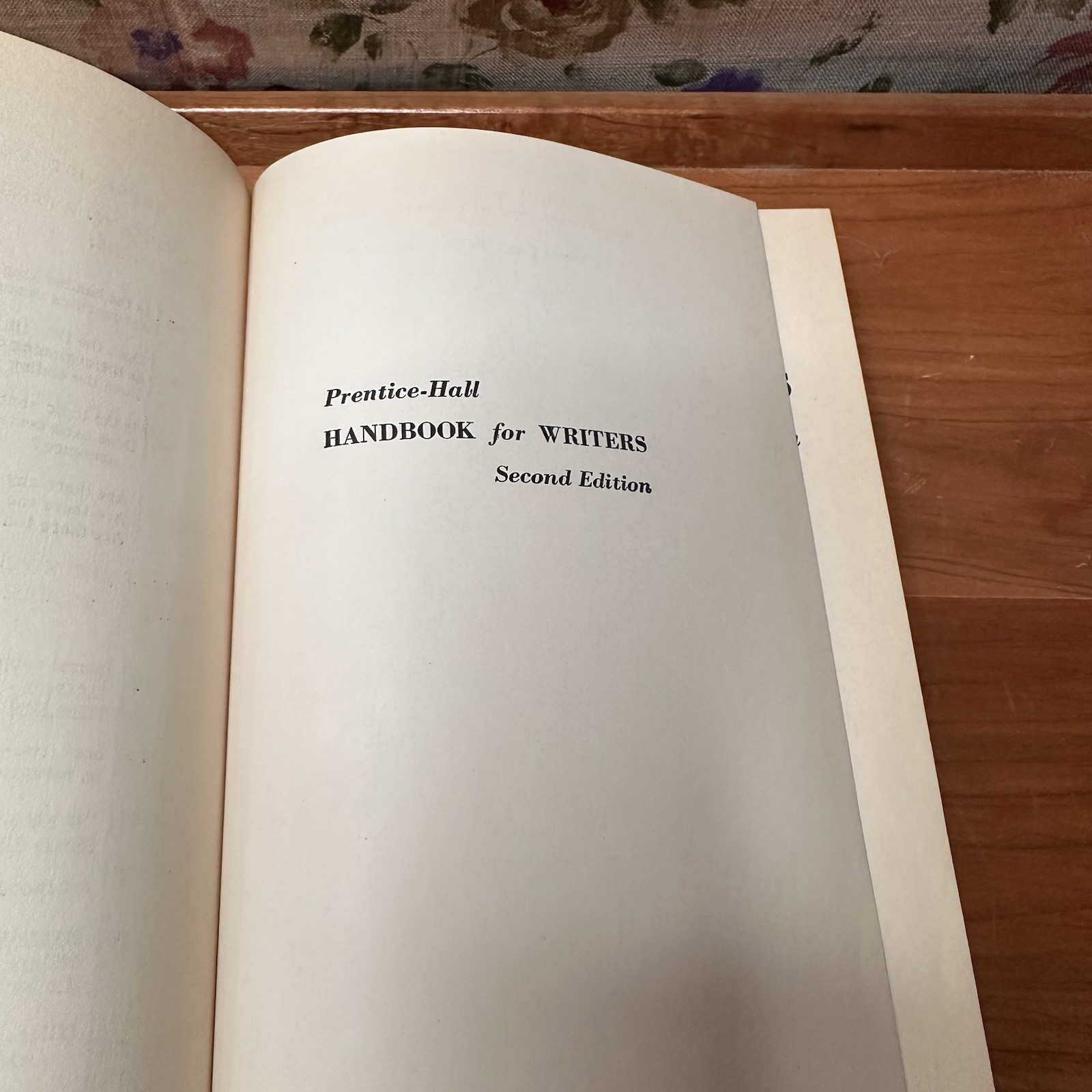 Prentice-Hall Handbook For Writers, 2nd Edition by Leggett Mead Charvat 1957