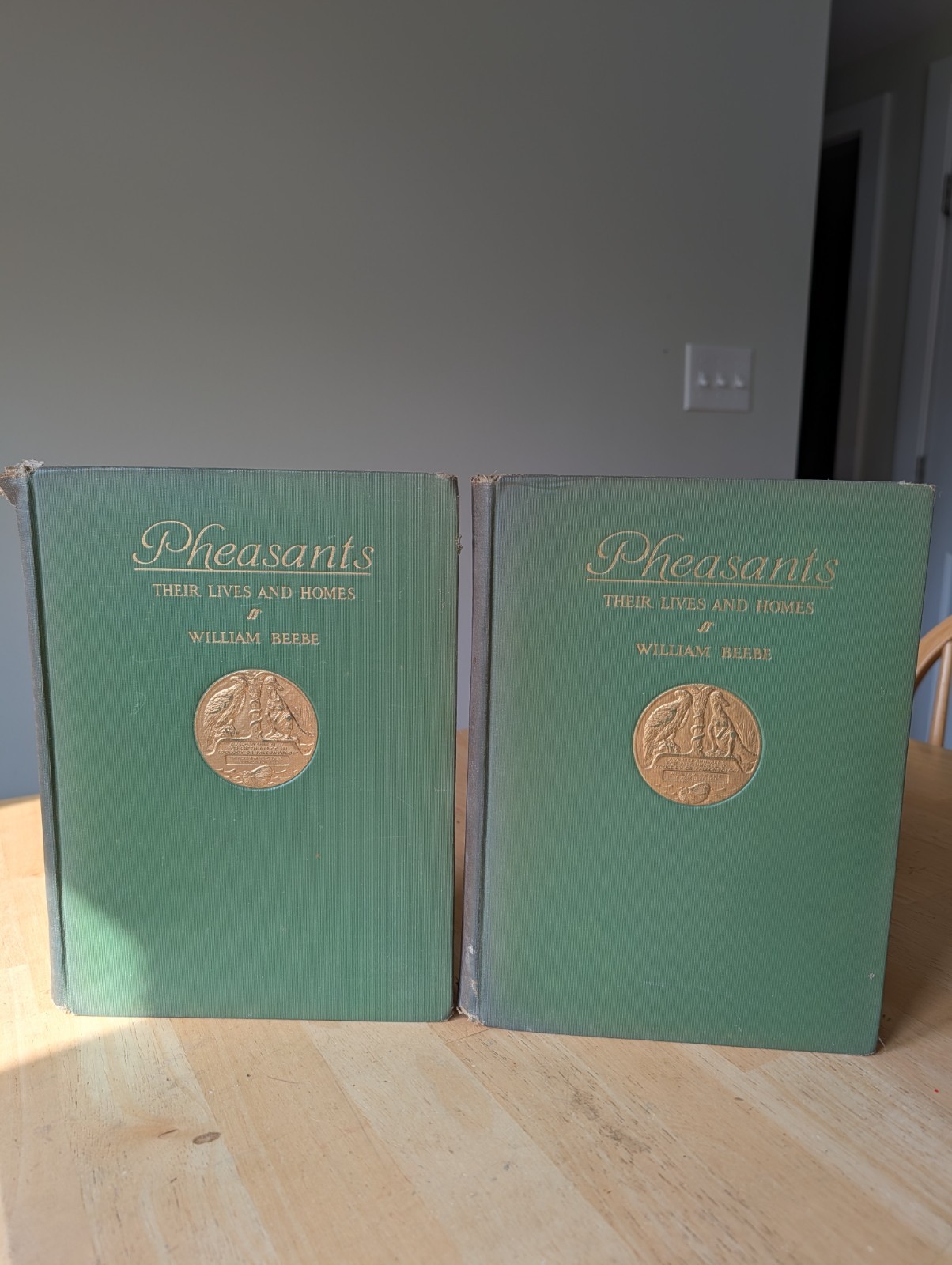 William Beebe – Pheasants Their Lives and Homes 2 Volumes 1st Ed 1926