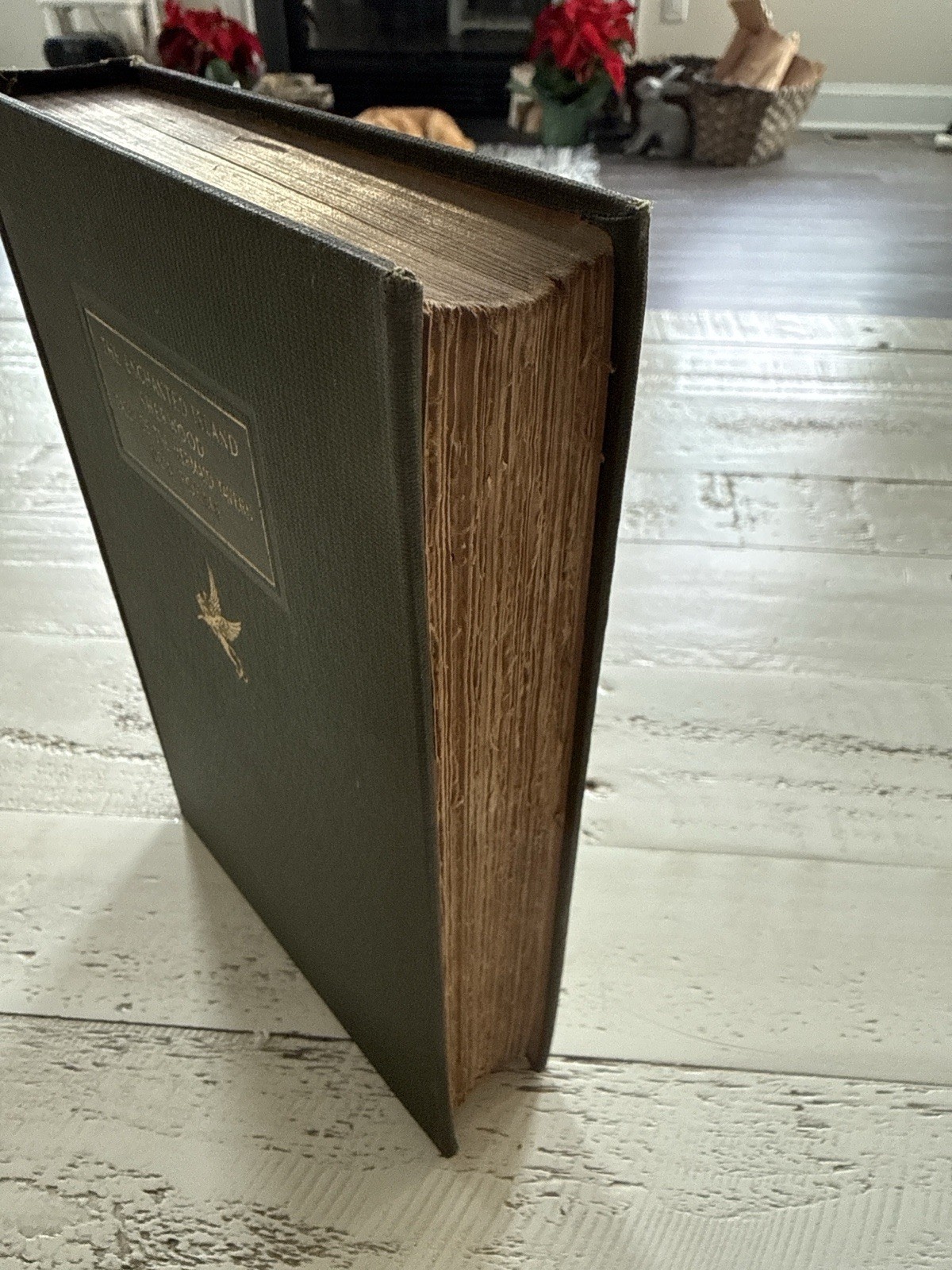 Collected Poems Volume Two Alfred Noyes 1913 HC Gilt Titles Deckle Edges