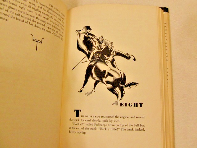 The Brave Bulls by Tom Lea 1949 HC/DJ 2nd Printing