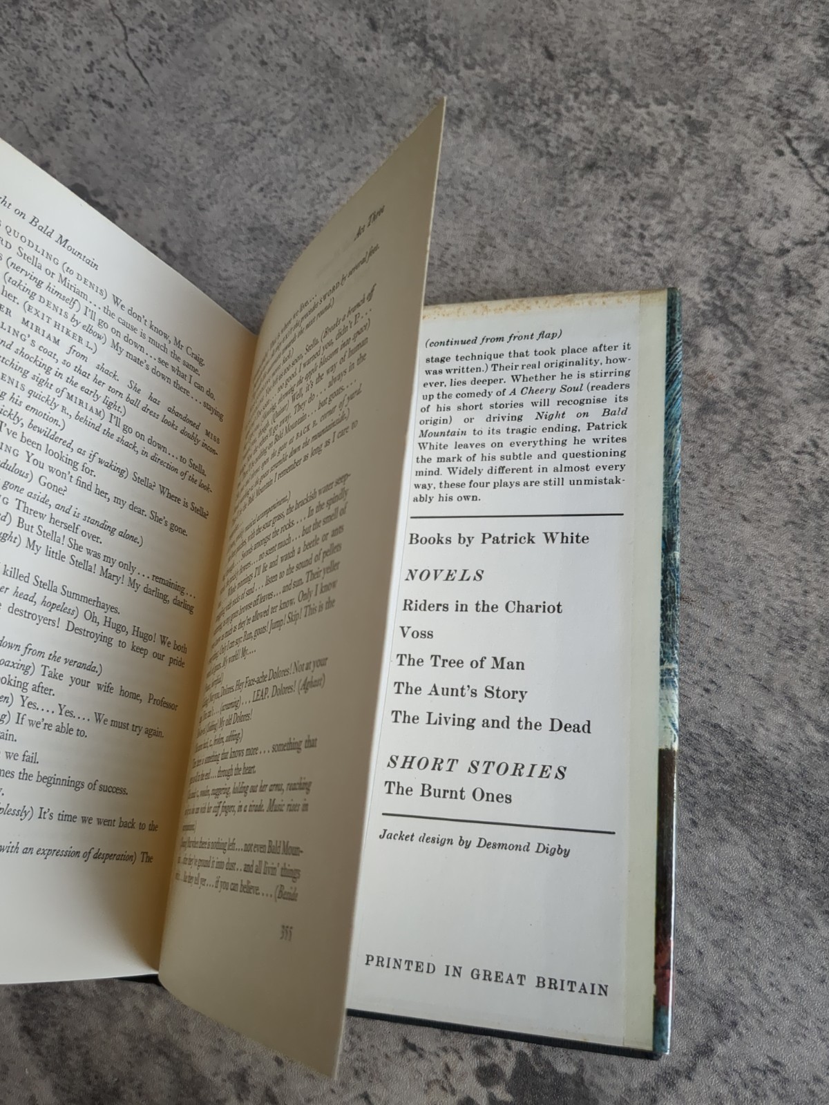 Four Plays Patrick White 1965 – Eyre & Spottiswoode – DJ – Illustrated