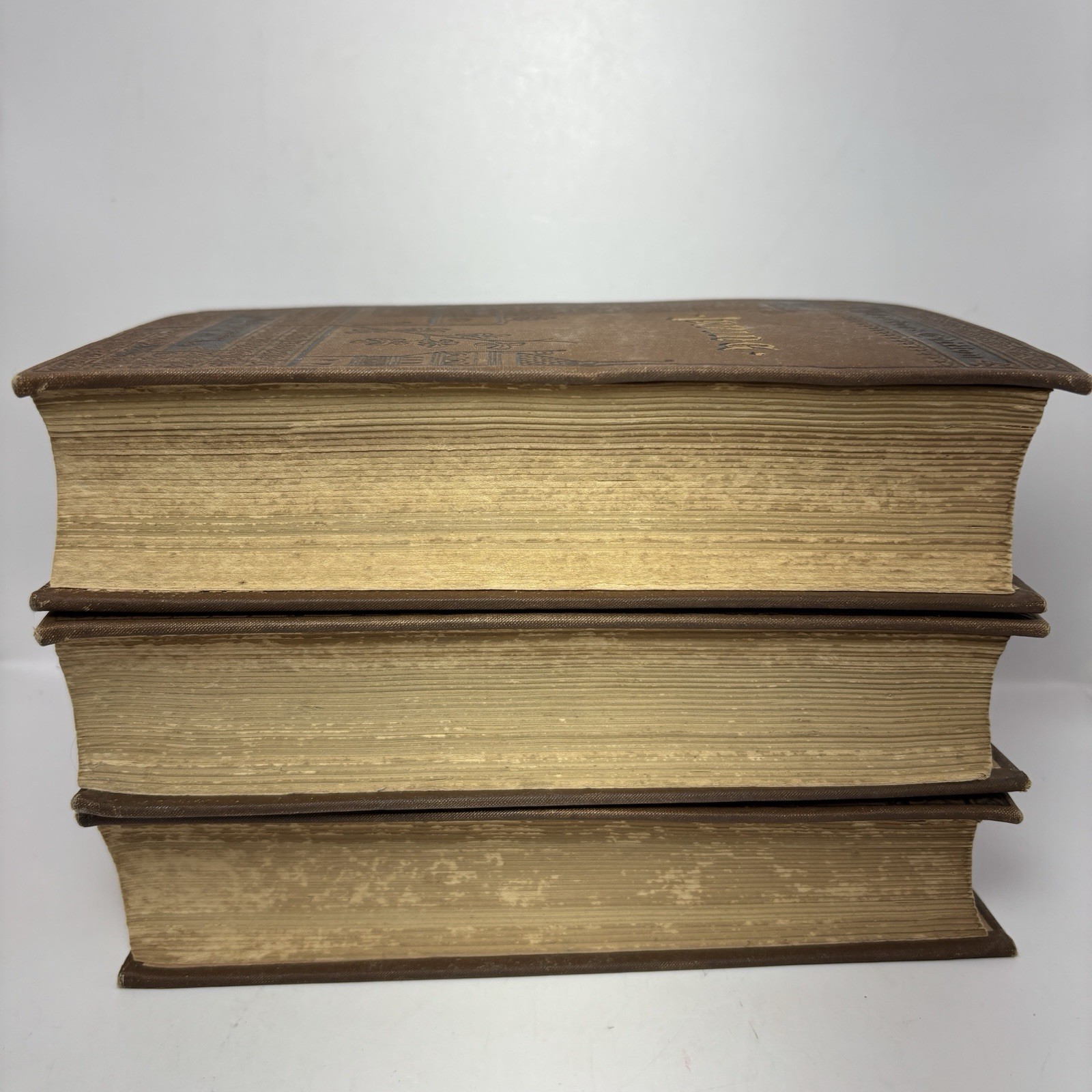 Antiquarian HC Books Washington Irving 3 volume set 1883 Caxton Ed Alden READ