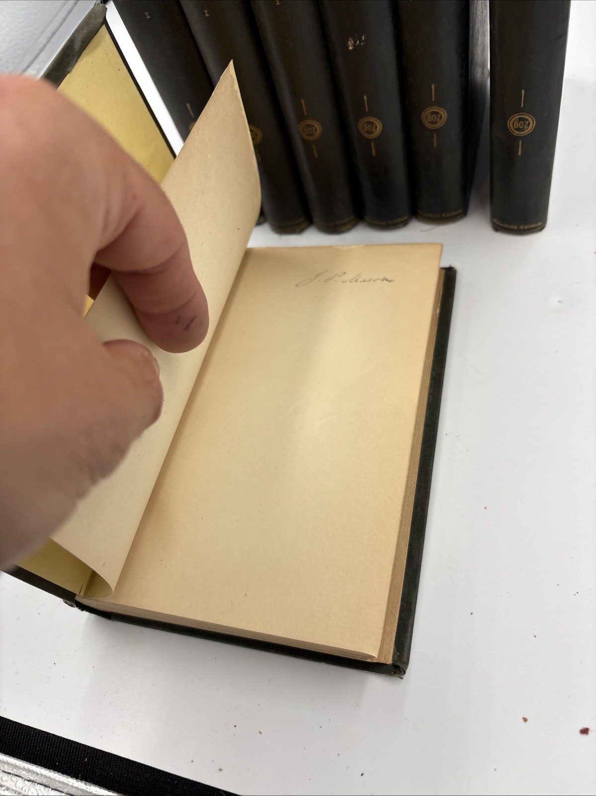 Darley &Gilbert Random Books Charles Dickens 1860’s Hardcover Incomplete 7 Books