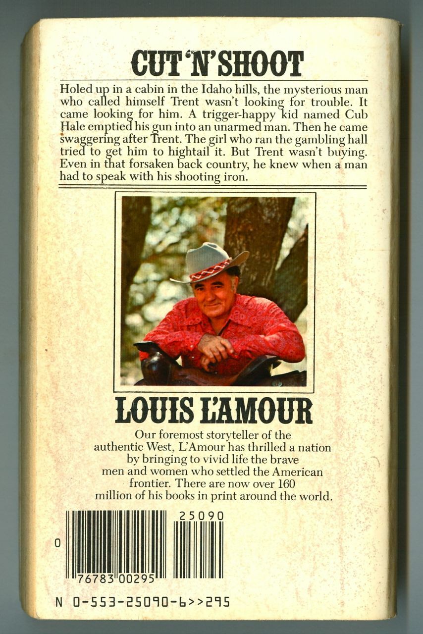 The MOUNTAIN VALLEY WAR by Louis L’Amour! Vintage 1986 Bantam Books WESTERN PB!