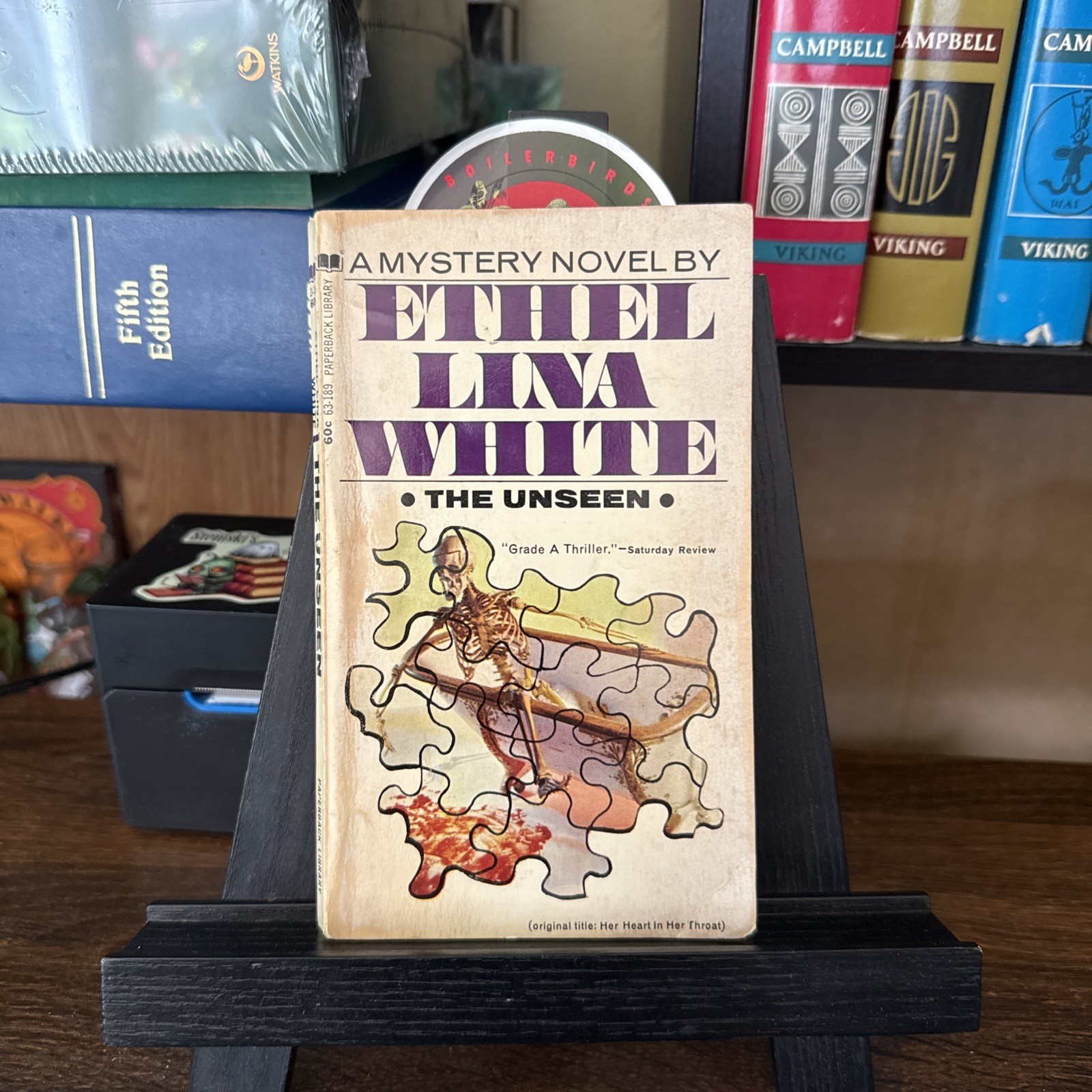 THE UNSEEN by Ehtel Lina White Paperback 1969 Mystery