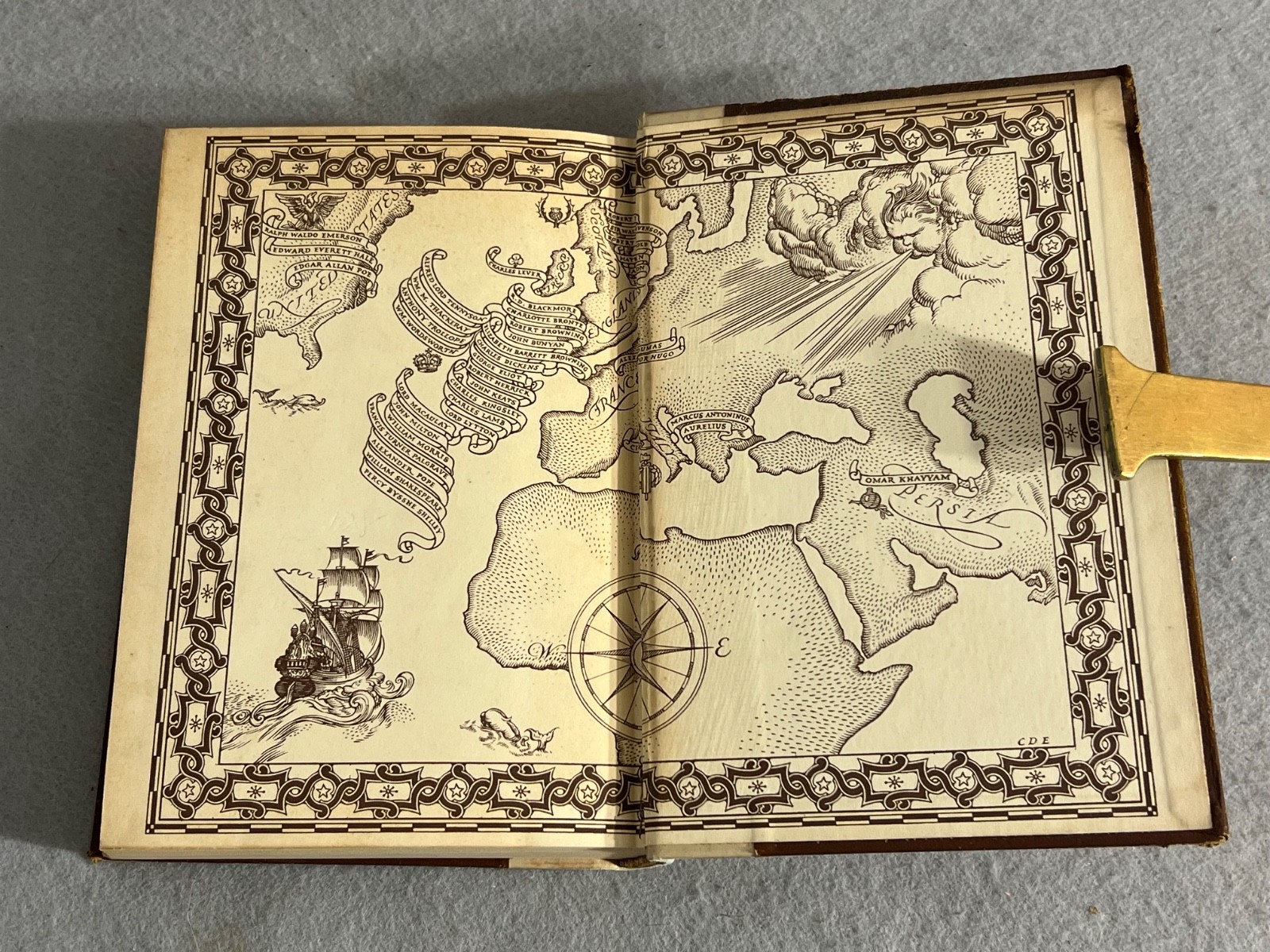 Antique Marcus Aurelius Book Thoughts or Medidations of the Emperor George Long
