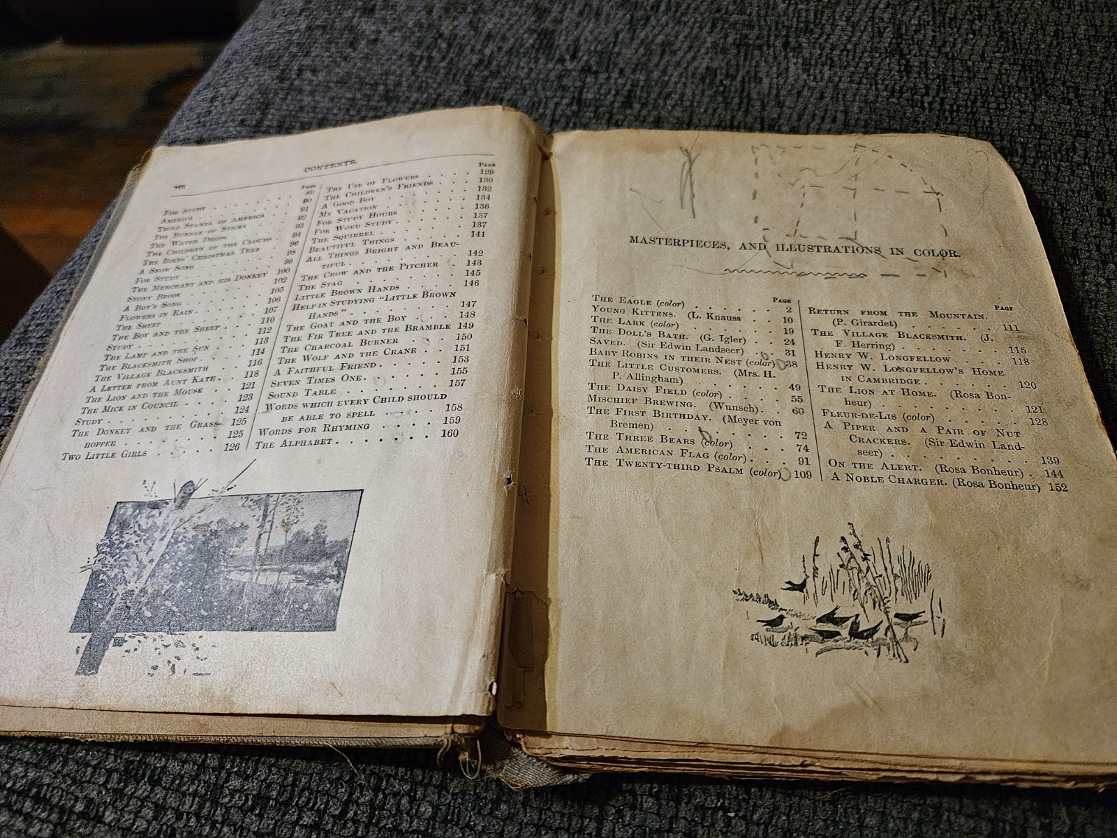 1930’s A Second Reader Chicken Little The Three Bears Town Mouse Country Mouse