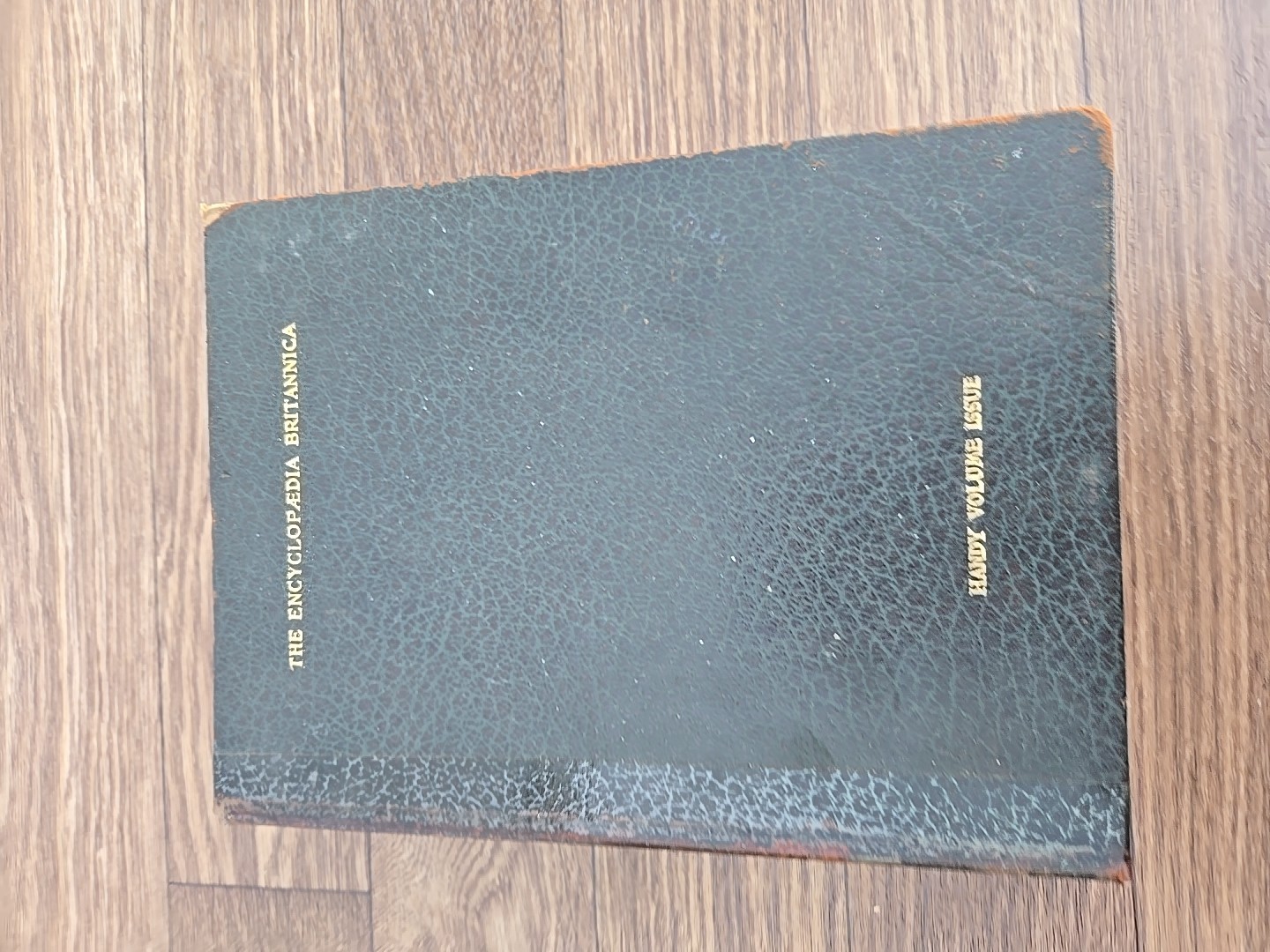1910 REAL LEATHER COVER Encyclopedia Britannica 11th Edition ANTIQUE Vol 24