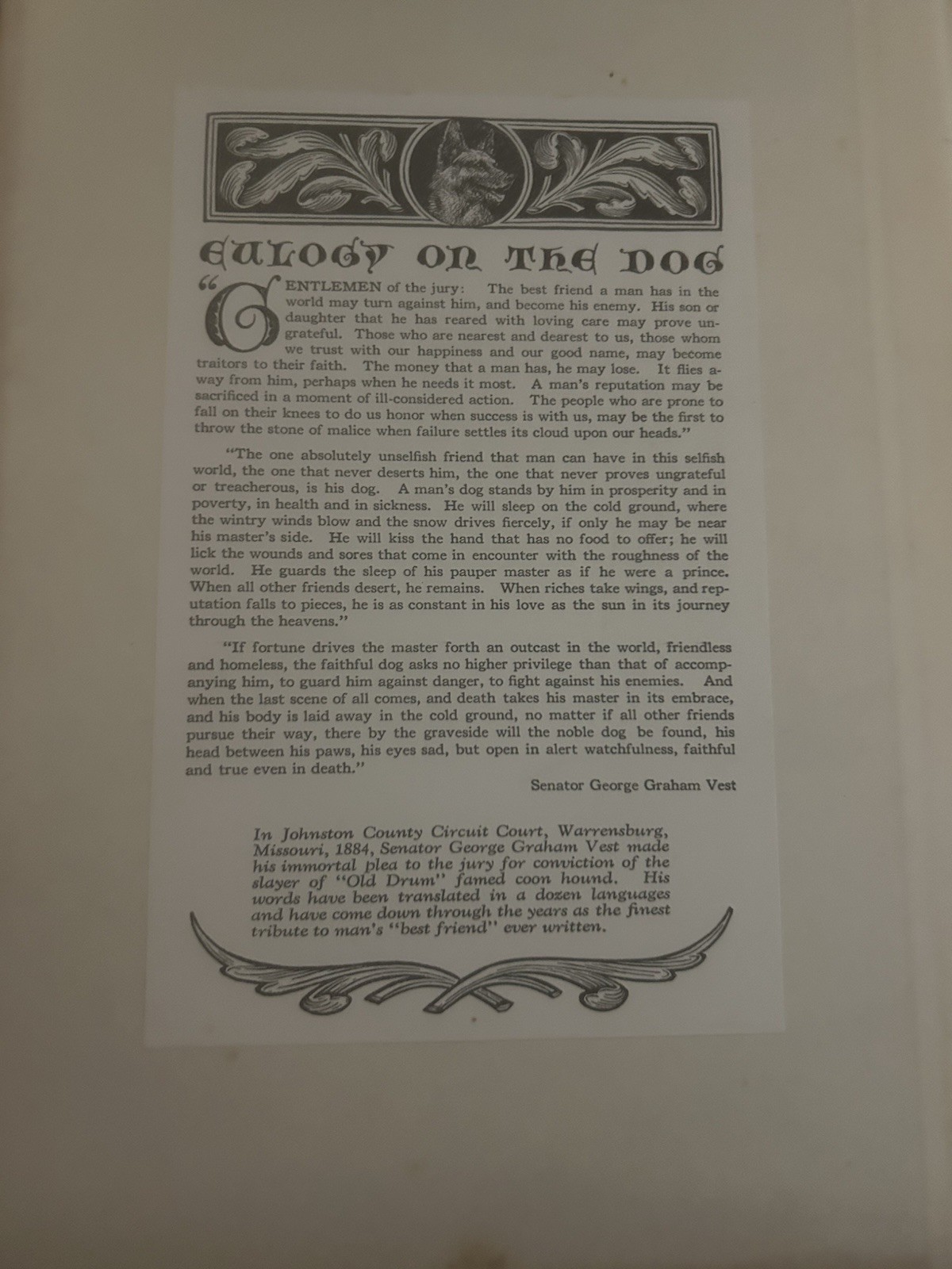 Modern Dog Encyclopedia – Henry P. Davis 1949 Rare Full LEATHER Hardcover Book
