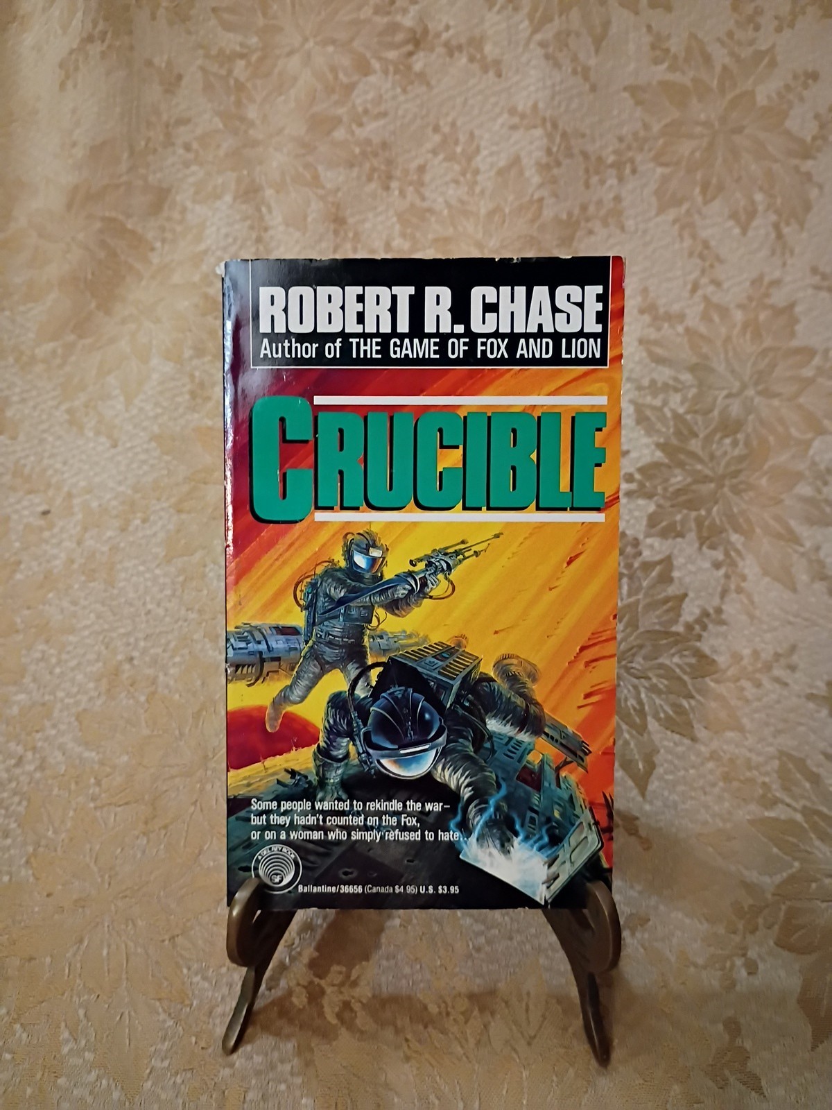 Crucible Robert R. Chase 1991 Del Rey Mass Market Paperback SF First Printing