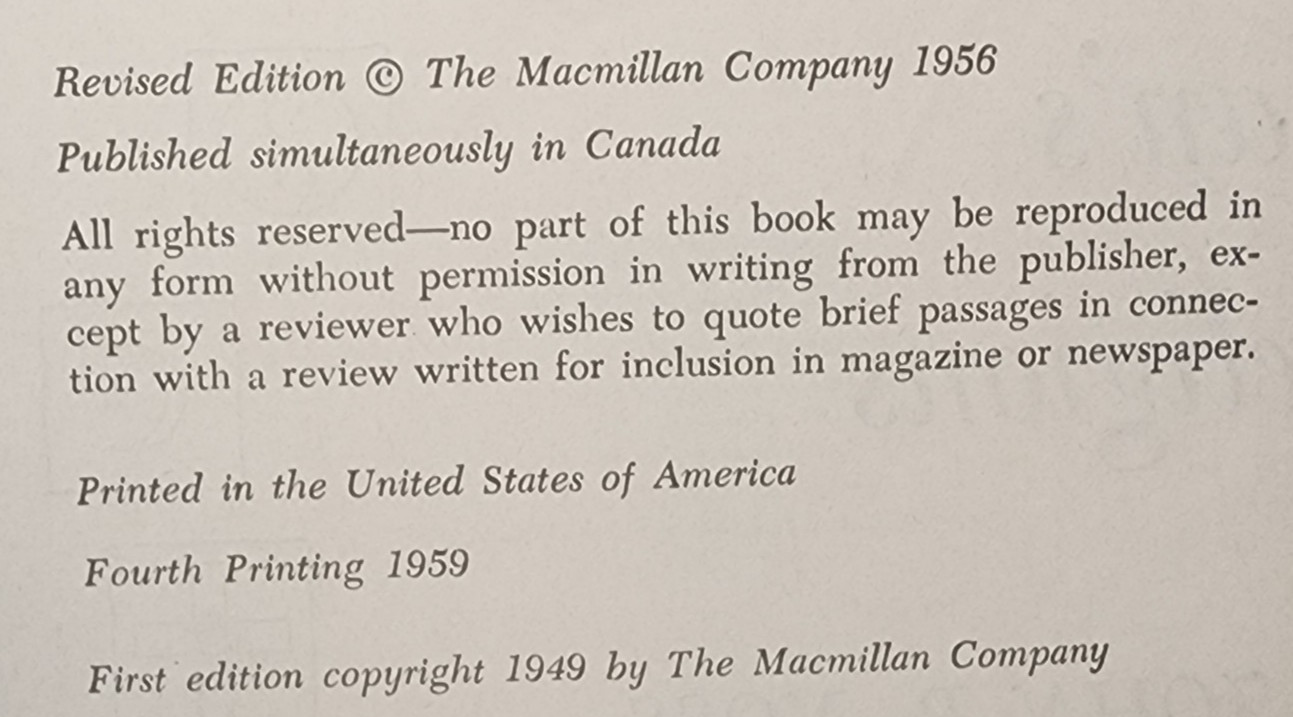 Man’s Religions — Revised Edition, 4th Printing (1959) HC Comparative Religion