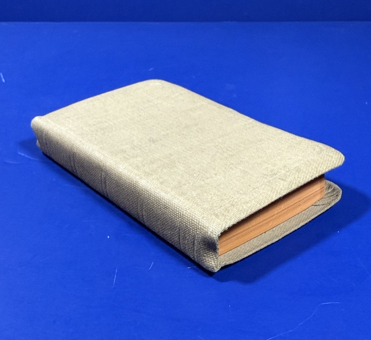 Vintage 1943 National Bible Press Pocket New Testament & Psalms – Cloth Cover