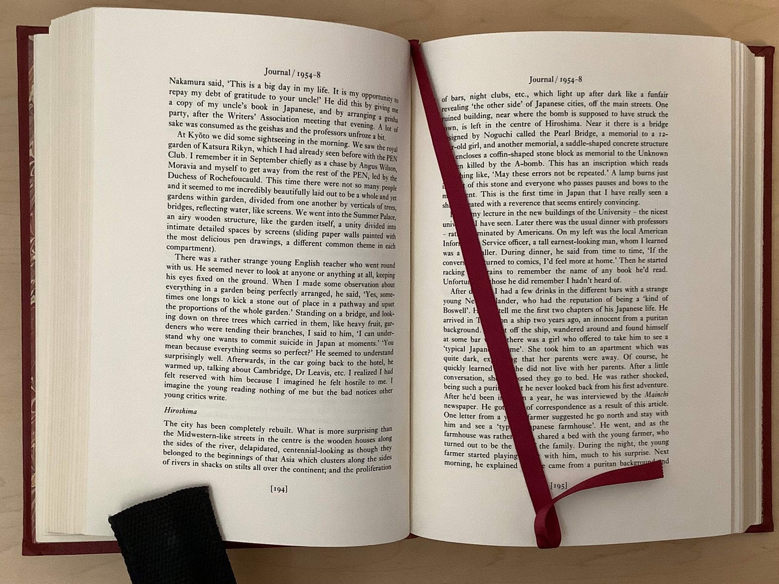 Journals 1939-1983 by Stephen Spender – Signed 1st Edition – Franklin leather