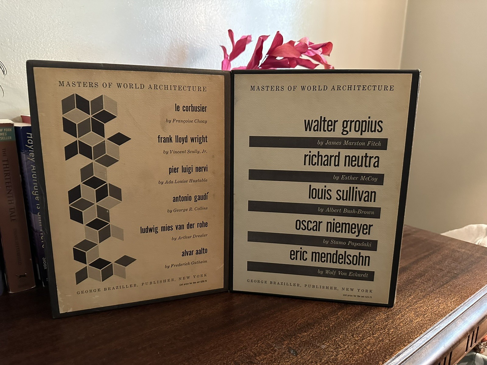Masters of World MODERN ARCHITECTURE ~ 11 Volumes 2 boxed sets 1960 NEUTRA Aalto