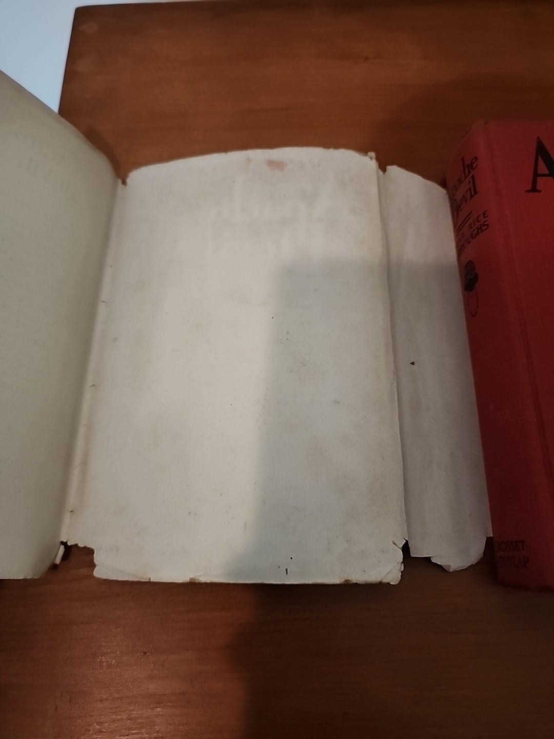 Apache Devil By Edgar Rice Burroughs, 1933 First Edition W/DJ, Glossy Internals!