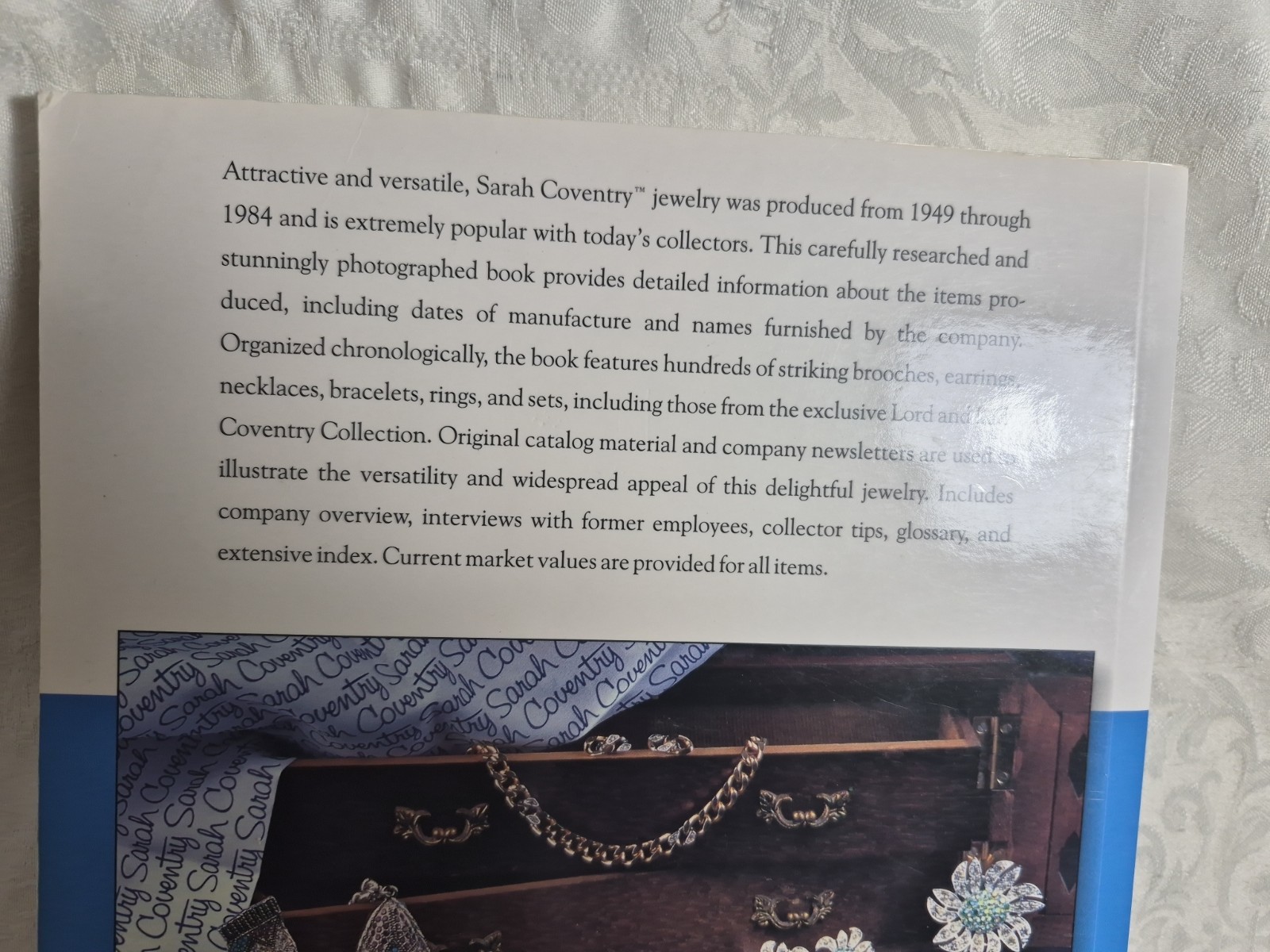 Sarah Coventry Jewelry Book color photos, values, Schiller Book Price Guide
